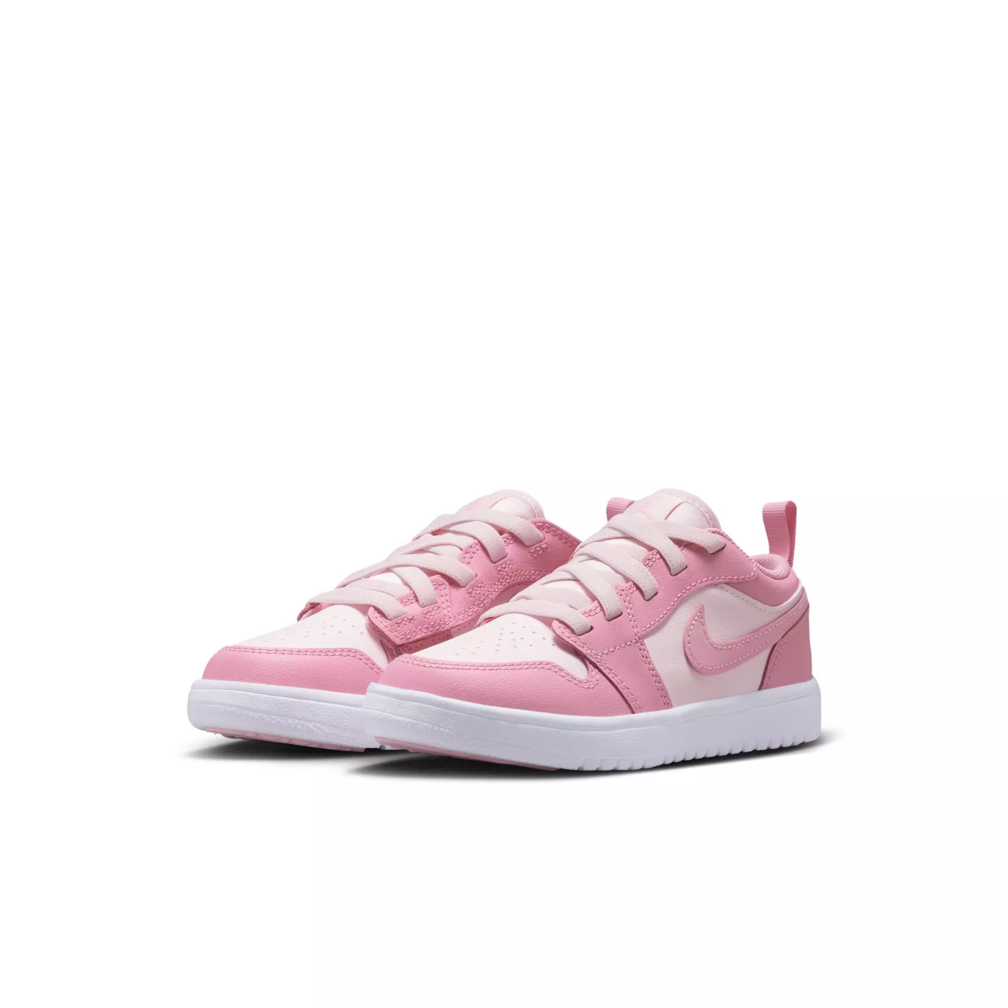 Jordan 1 Low Alt "Med Soft Pink/Pearl Pink/White" Preschool Girls' Shoe - PINK/WHITE