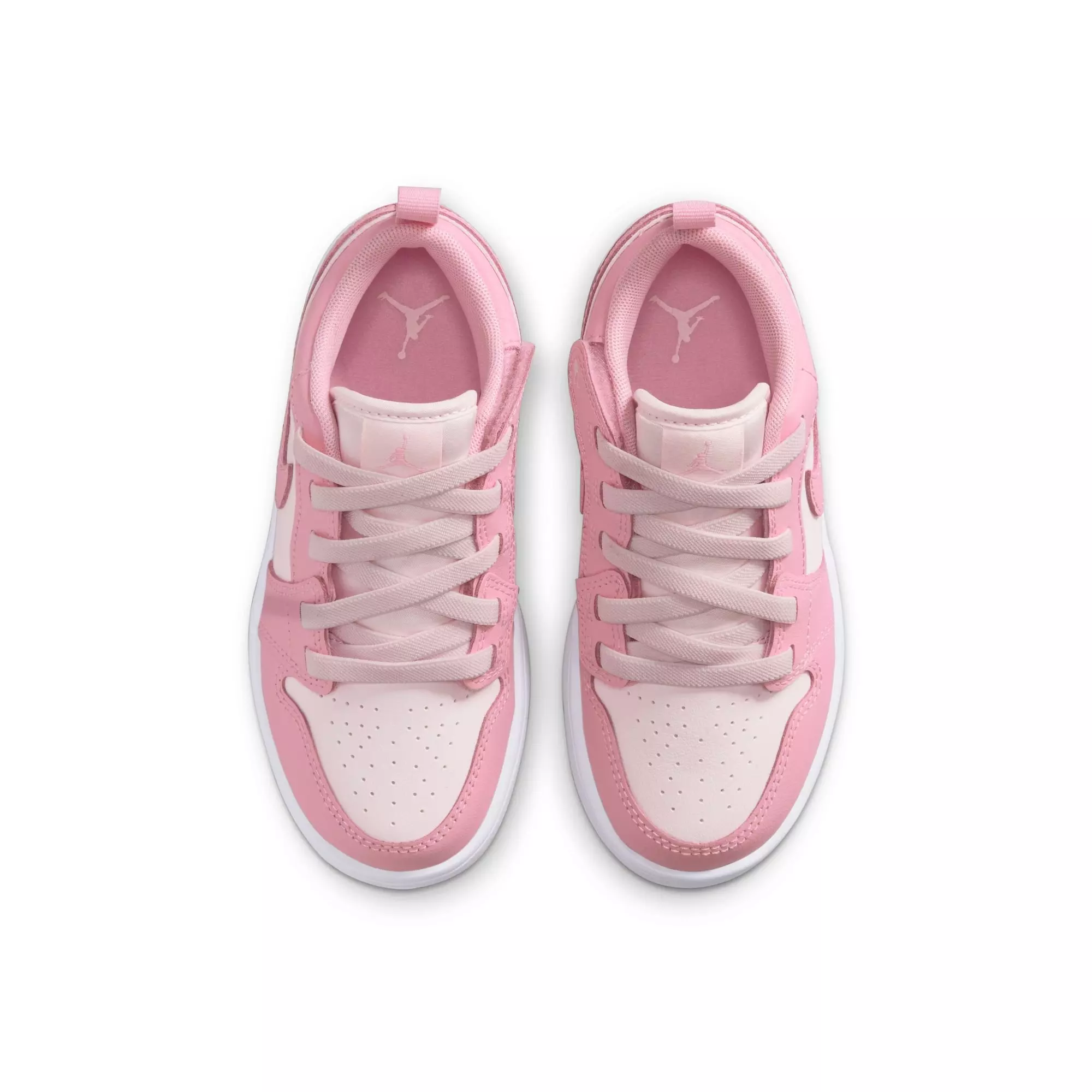 Jordan 1 Low Alt "Med Soft Pink/Pearl Pink/White" Preschool Girls' Shoe - PINK/WHITE