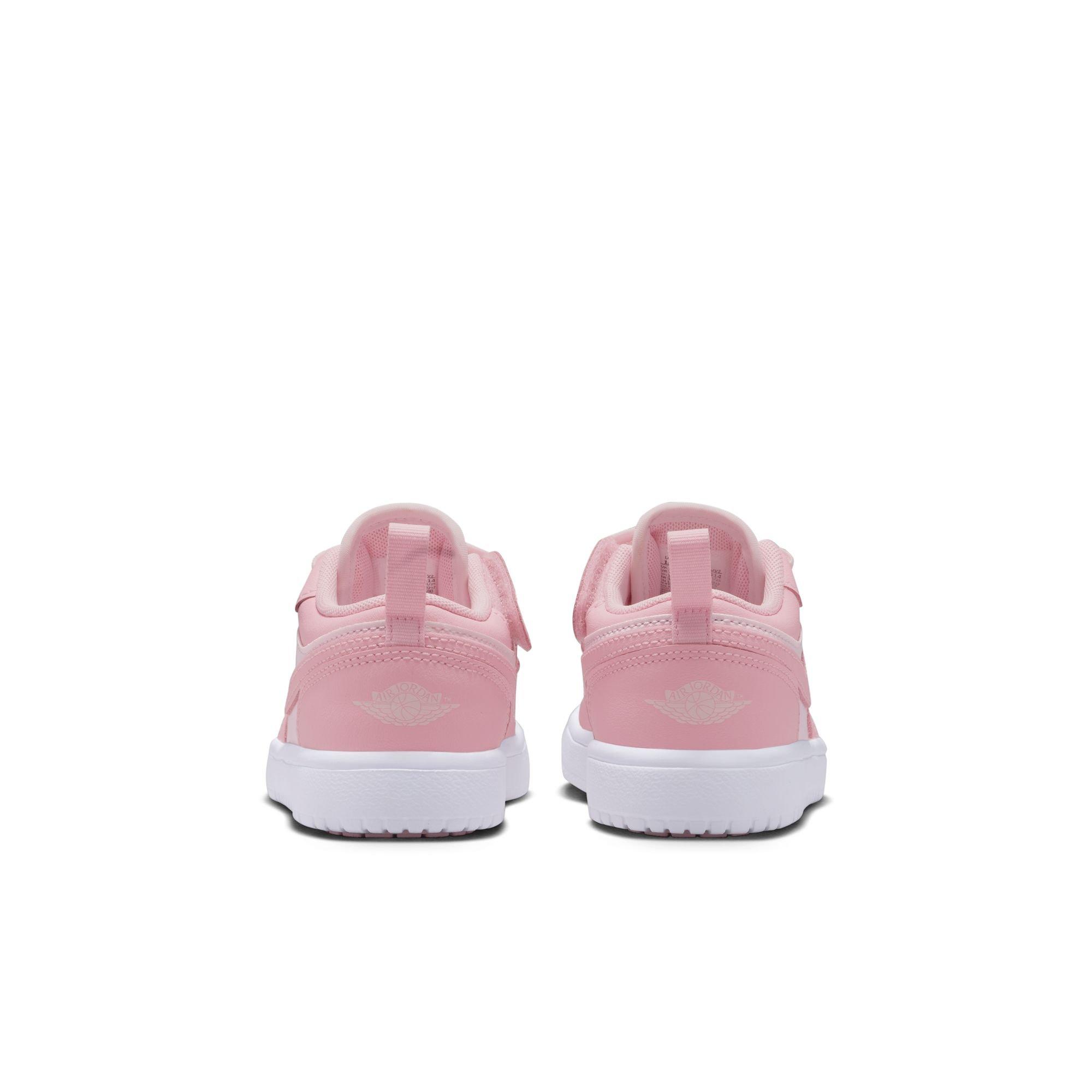 Jordan 1 Low Alt Preschool Girls' "Med Soft Pink/Pearl Pink/White" Shoe