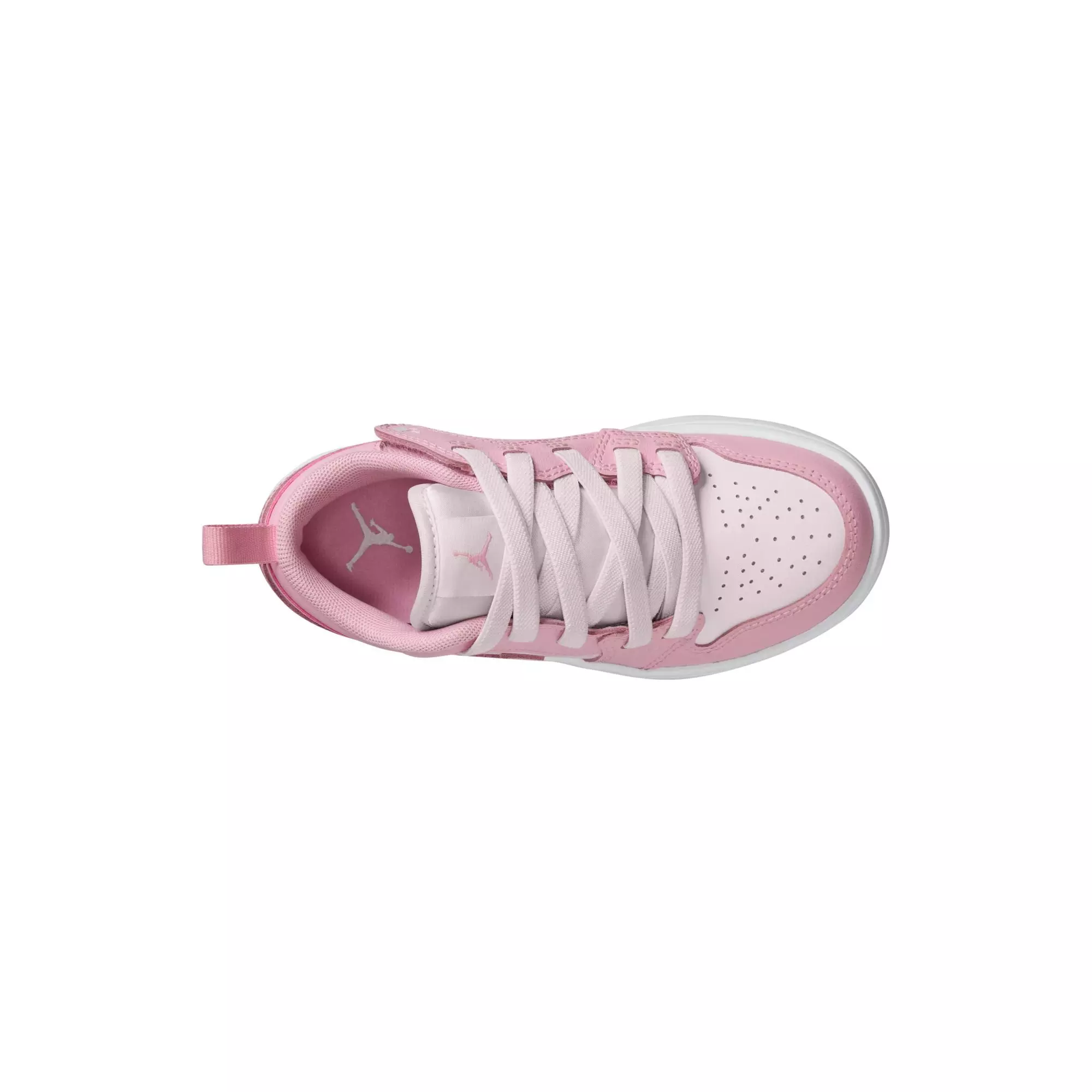 Jordan 1 Low Alt "Med Soft Pink/Pearl Pink/White" Preschool Girls' Shoe - PINK/WHITE