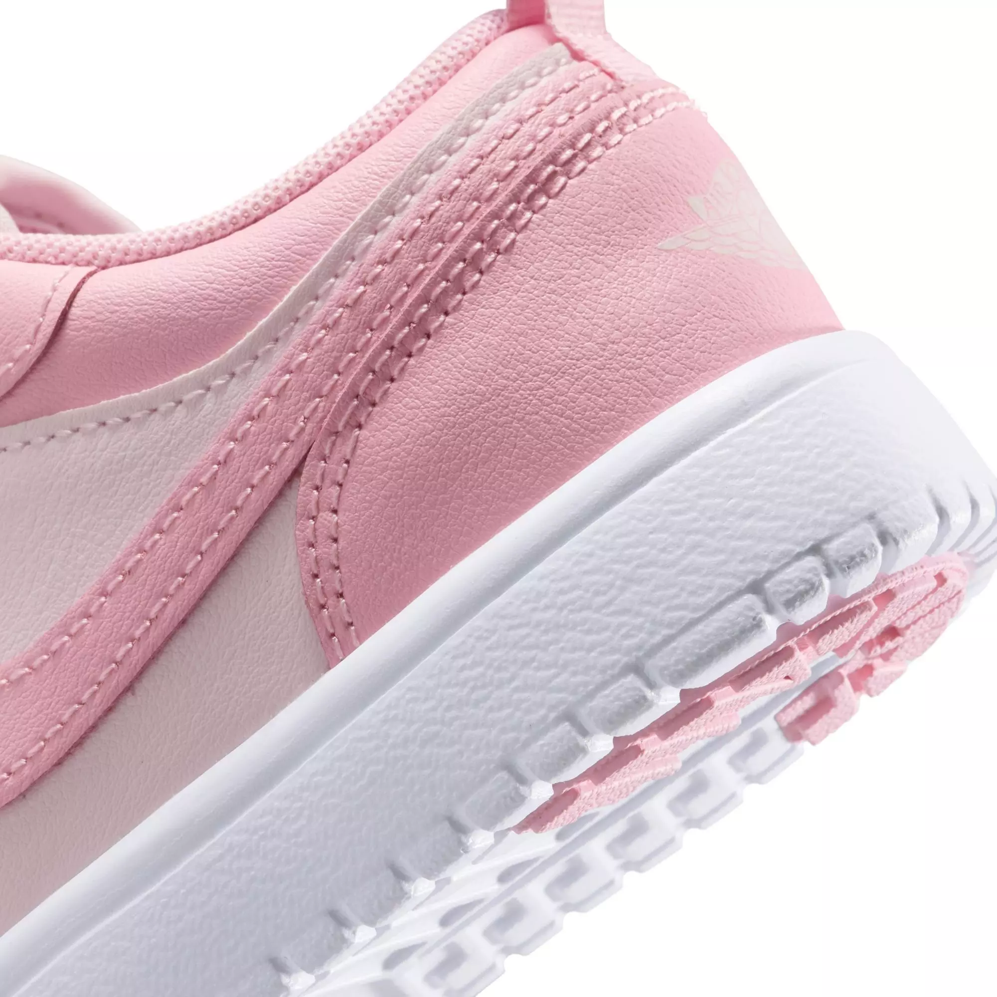 Jordan 1 Low Alt "Med Soft Pink/Pearl Pink/White" Preschool Girls' Shoe - PINK/WHITE