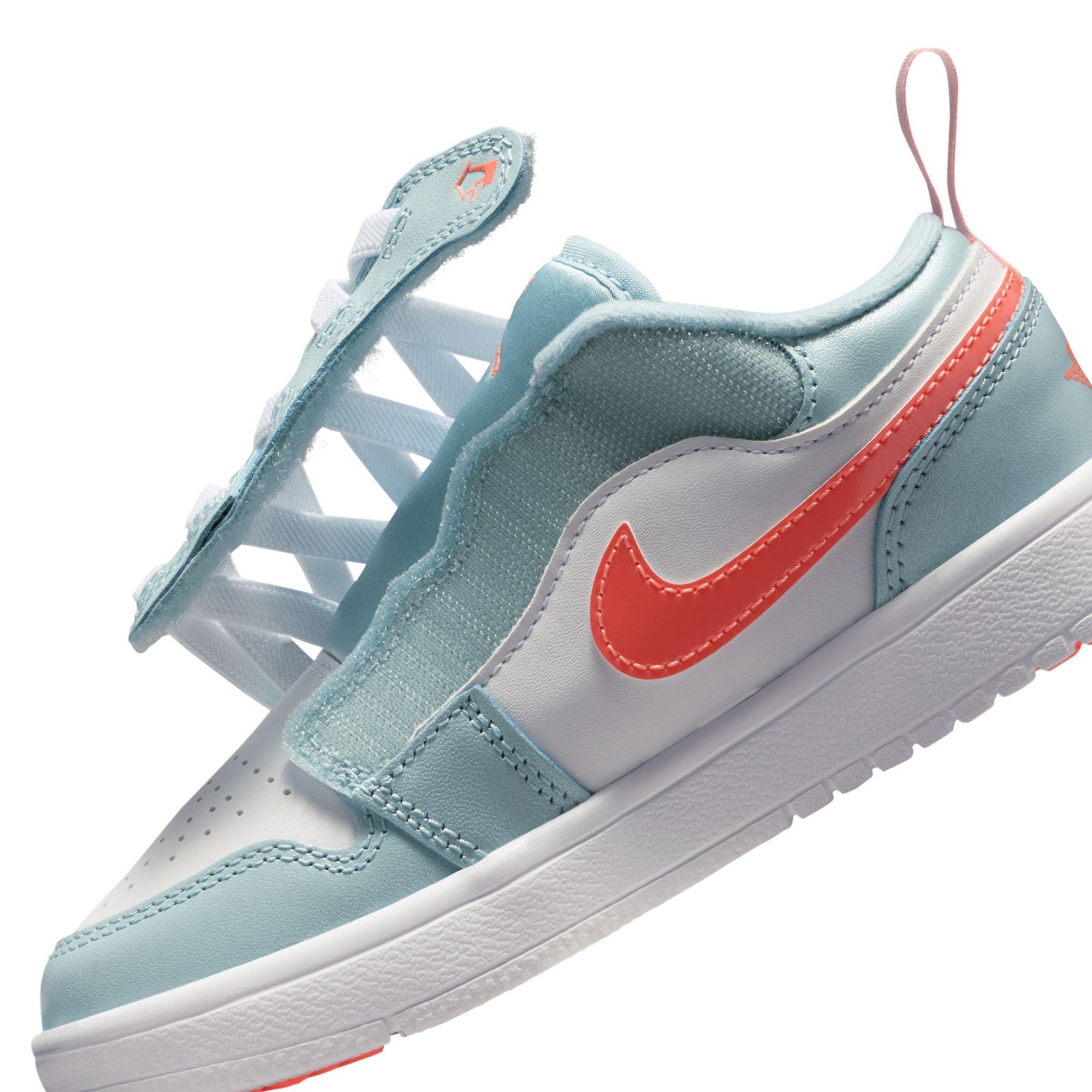 Jordan 1 Low Alt SE Preschool Girls' "Ocean Bliss/Atomic Pink/White" Shoe