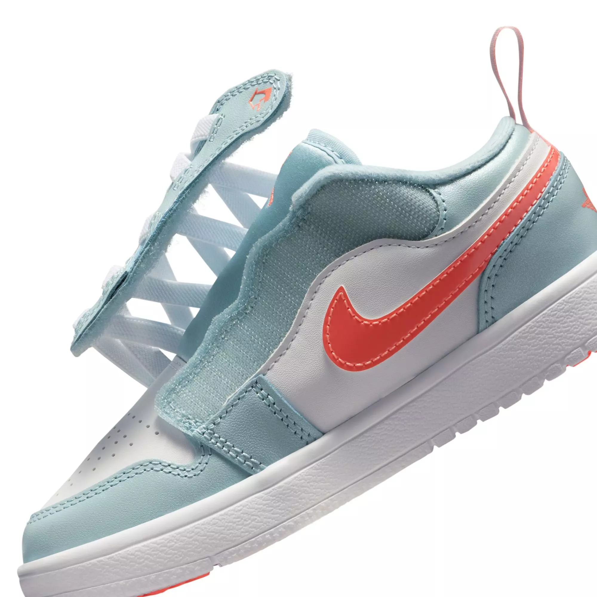 Jordan 1 Low Alt SE "Ocean Bliss/Atomic Pink/White" Preschool Girls' Shoe - PURPLE/PINK