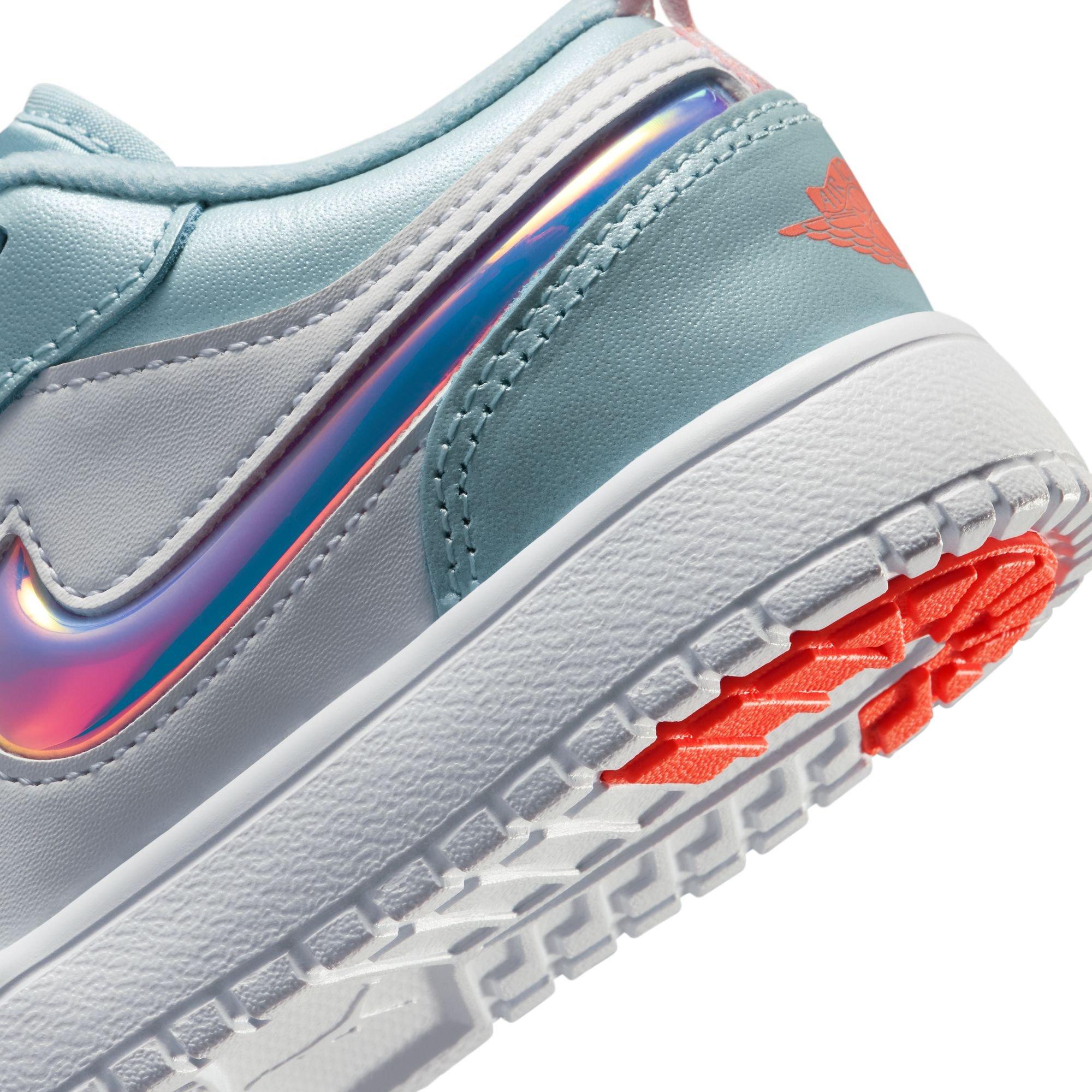 Jordan 1 Low Alt SE Preschool Girls' "Ocean Bliss/Atomic Pink/White" Shoe