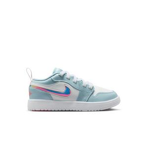 Jordan 1 Low Alt SE "Ocean Bliss/Atomic Pink/White" Preschool Girls' Shoe