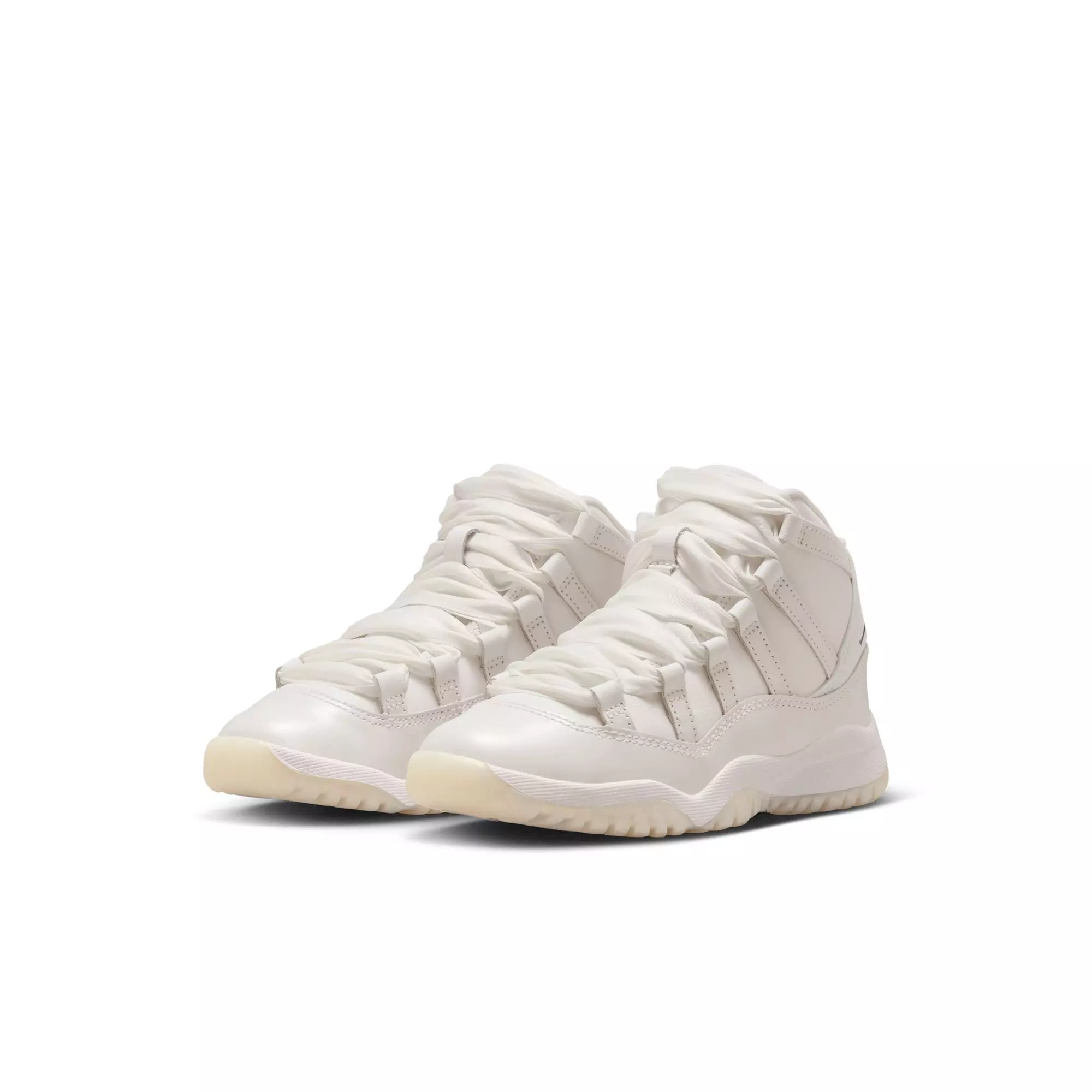 Jordan 11 Retro "Pearl" Preschool Girls' Shoe​ - SAIL/PEARL GREY/METALLIC SILVER