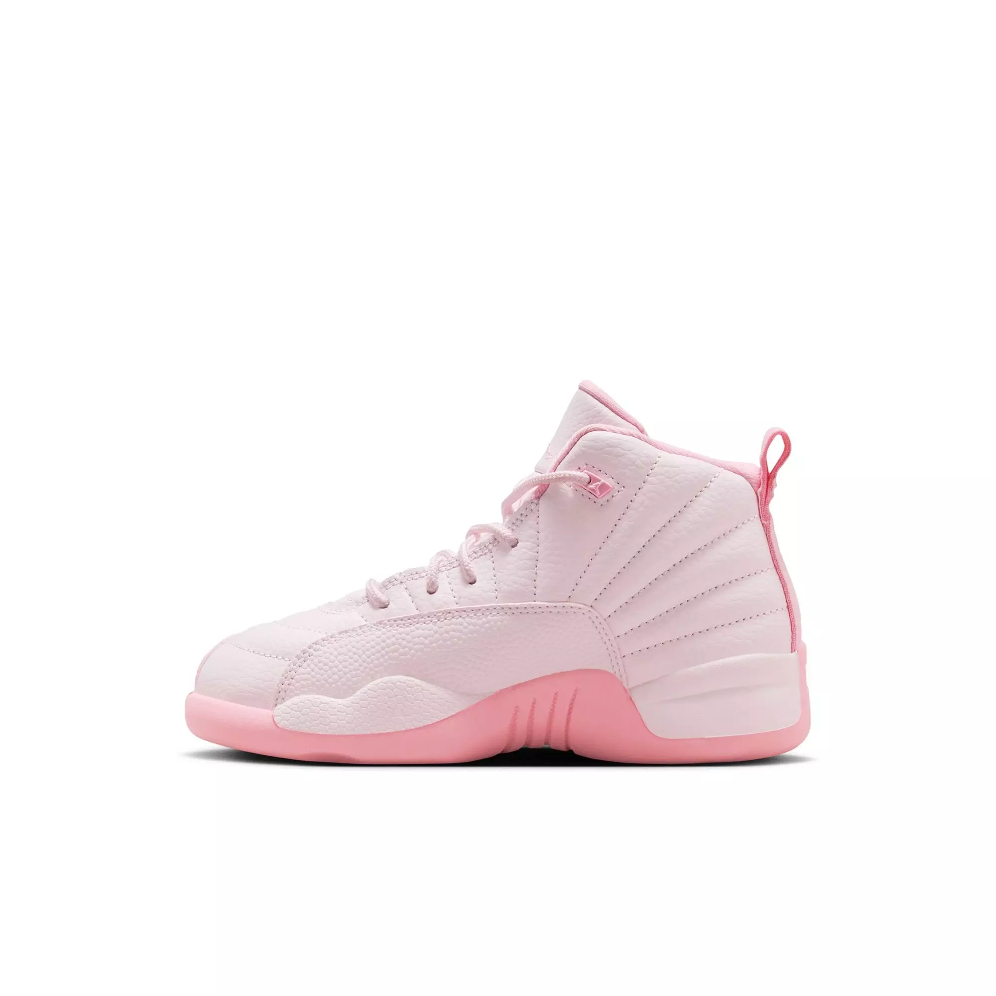 Jordan 12 Retro “Pearl Pink" Preschool Girl's Shoe - PEARL PINK/SOFT PINK