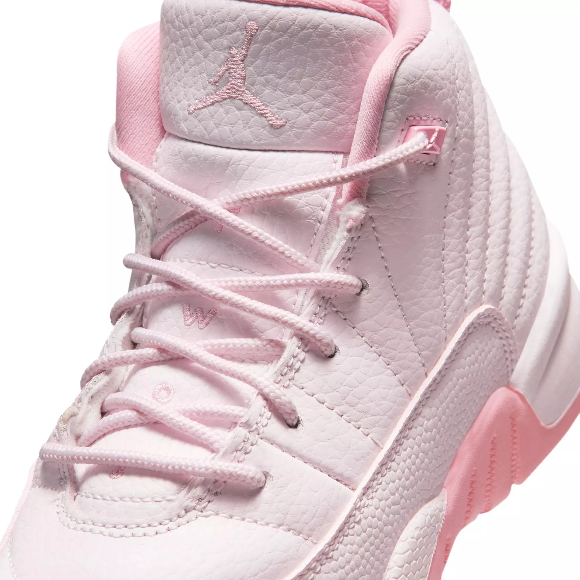Jordan 12 Retro “Pearl Pink" Preschool Girl's Shoe - PEARL PINK/SOFT PINK