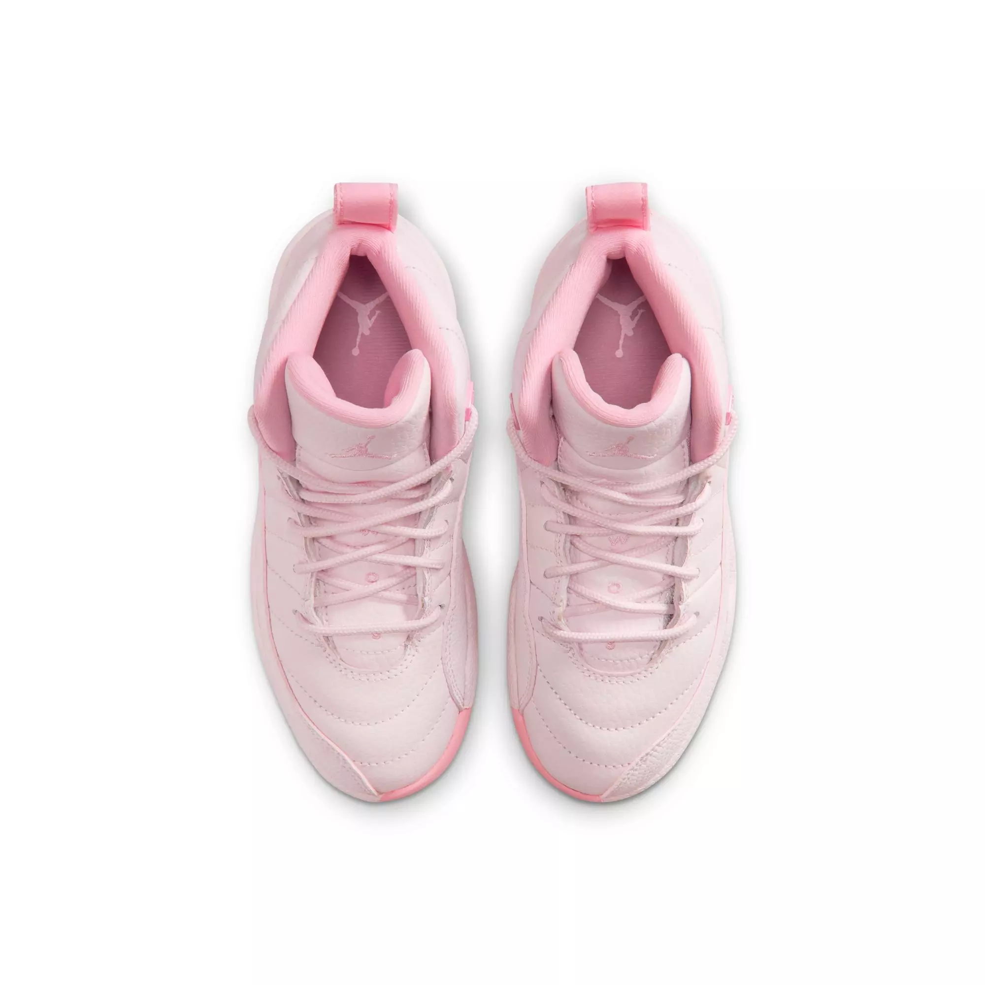 Jordan 12 Retro “Pearl Pink" Preschool Girl's Shoe - PEARL PINK/SOFT PINK