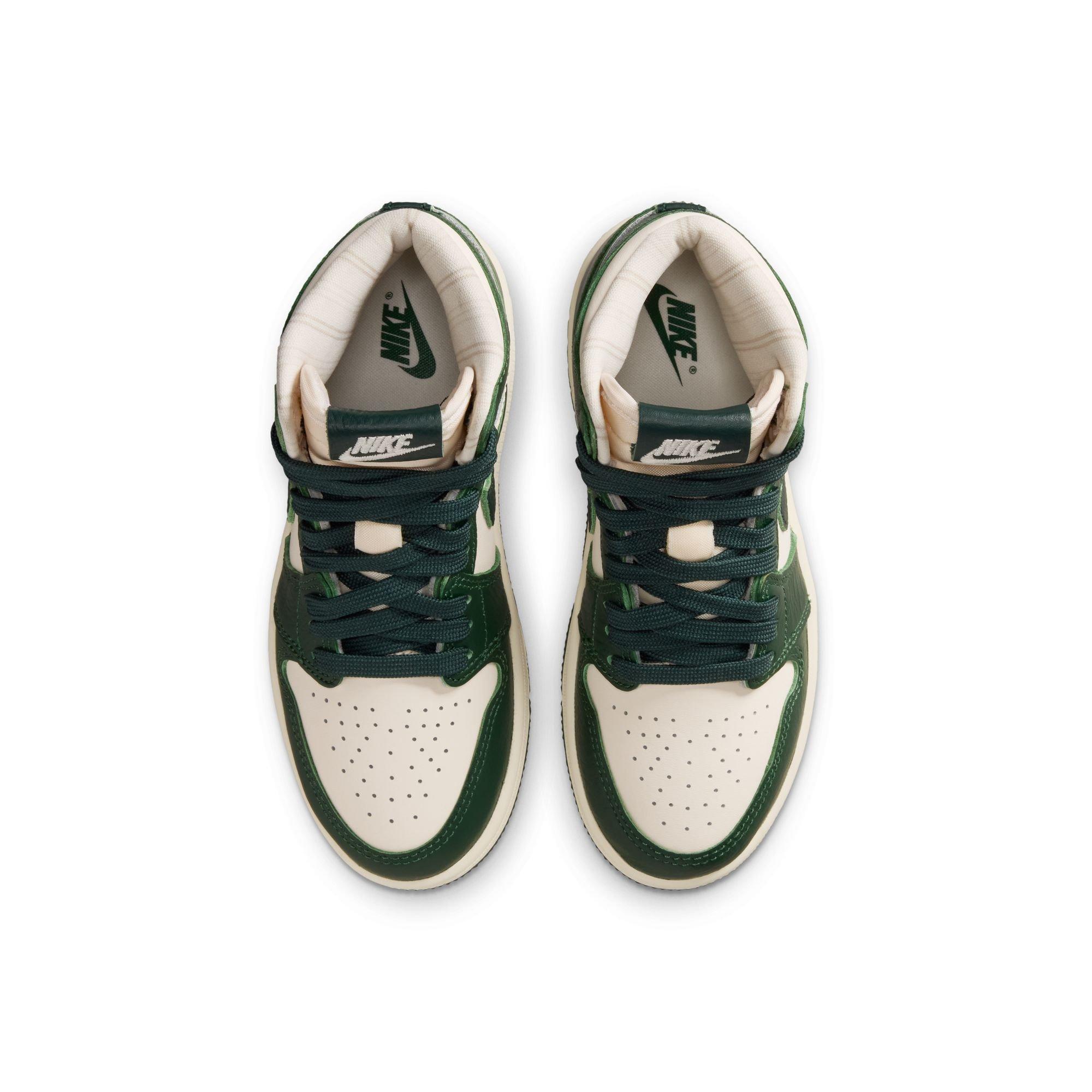Jordan 1 Retro High OG Preschool Girl's "Pro Green" Shoe