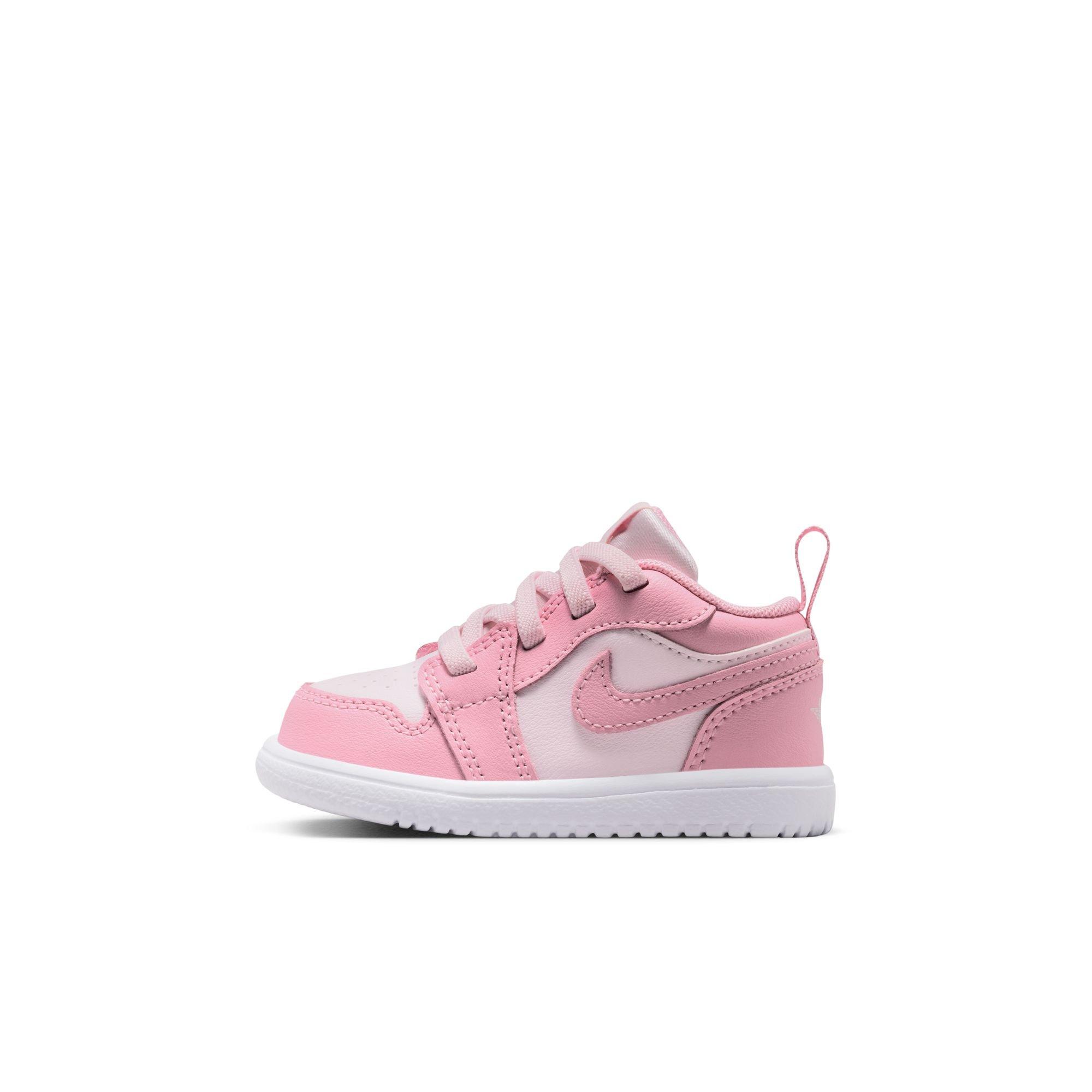 Jordan 1 Low Alt Toddler Girls' "Med Soft Pink/Pearl Pink/White" Shoe