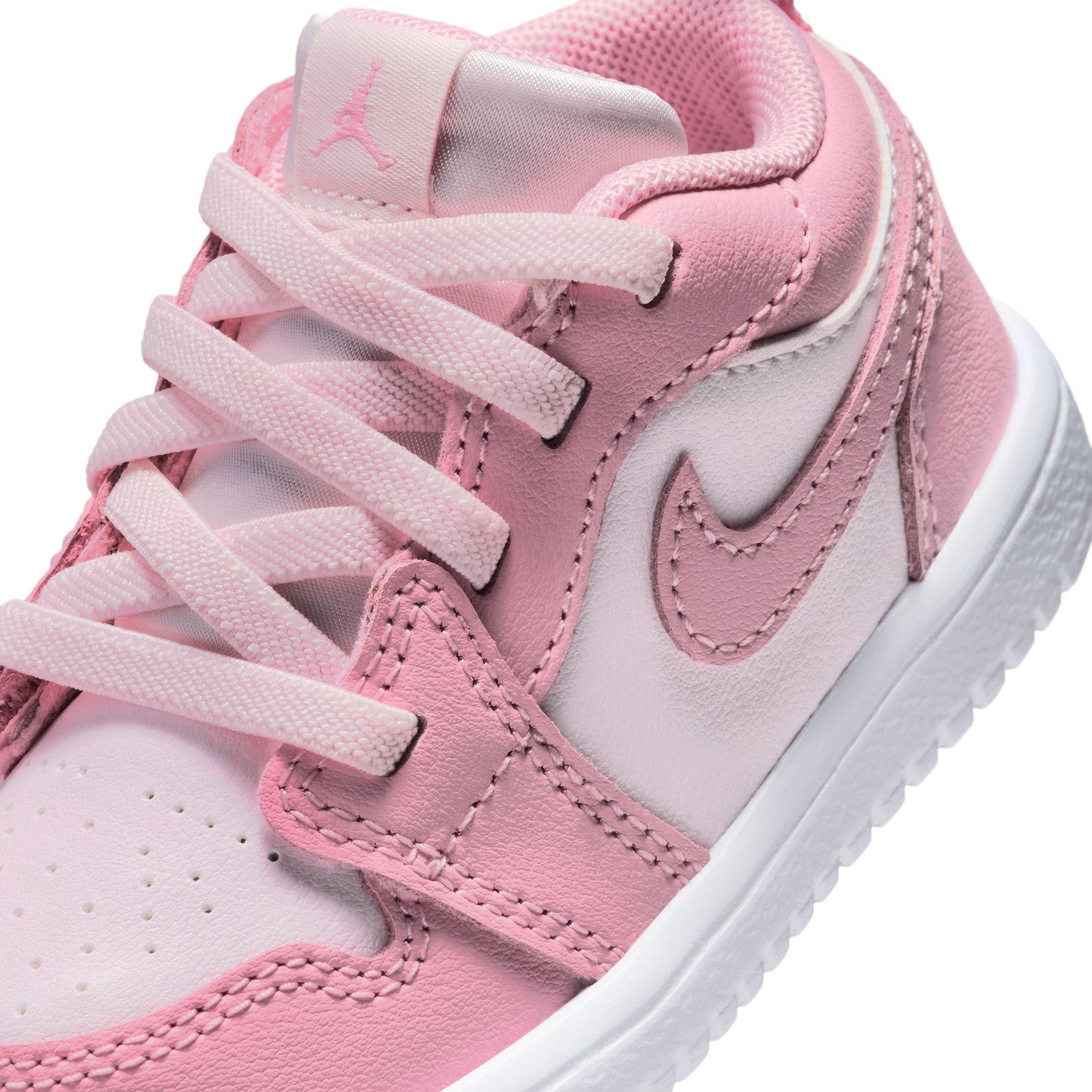 Jordan 1 Low Alt Toddler Girls' "Med Soft Pink/Pearl Pink/White" Shoe