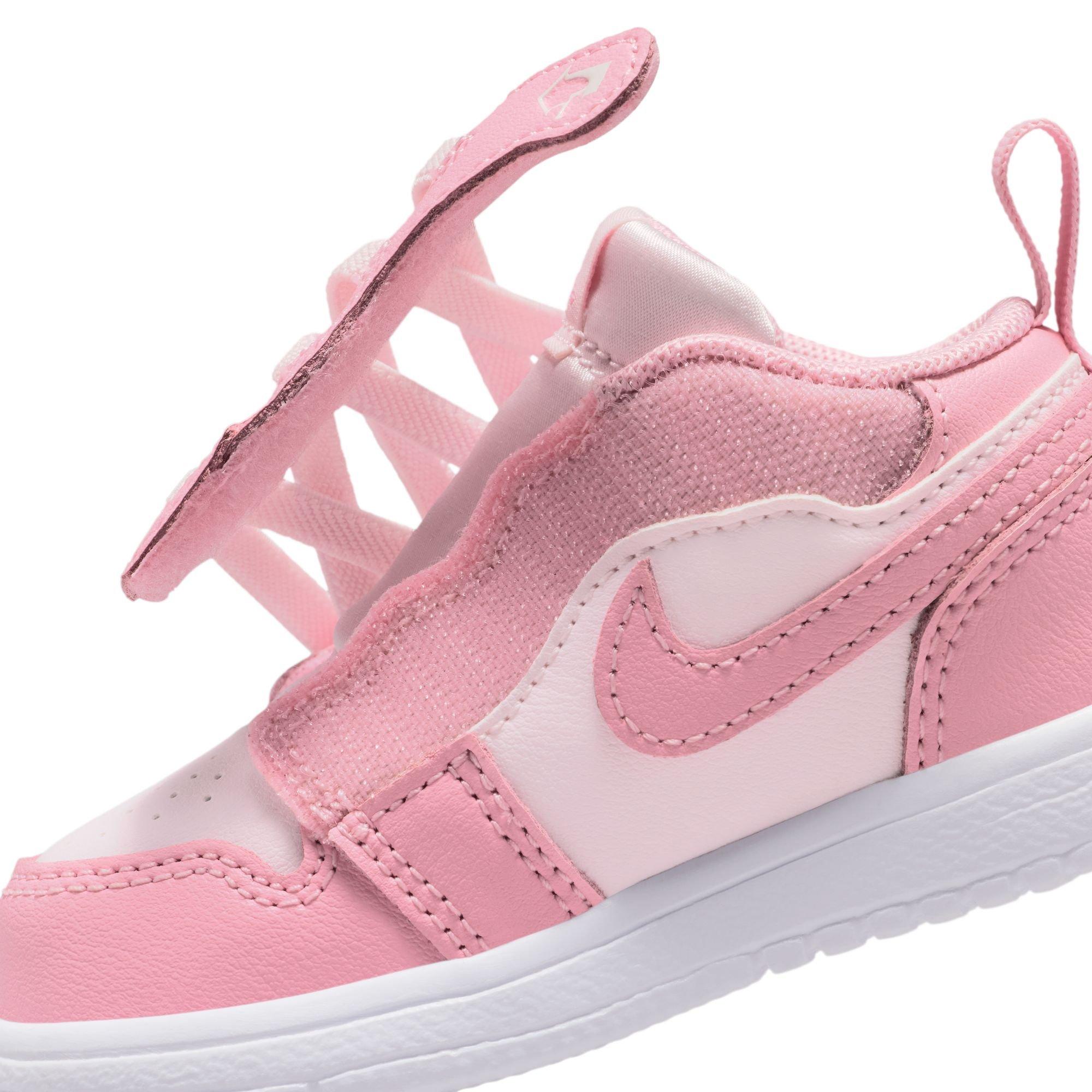 Jordan 1 Low Alt Toddler Girls' "Med Soft Pink/Pearl Pink/White" Shoe