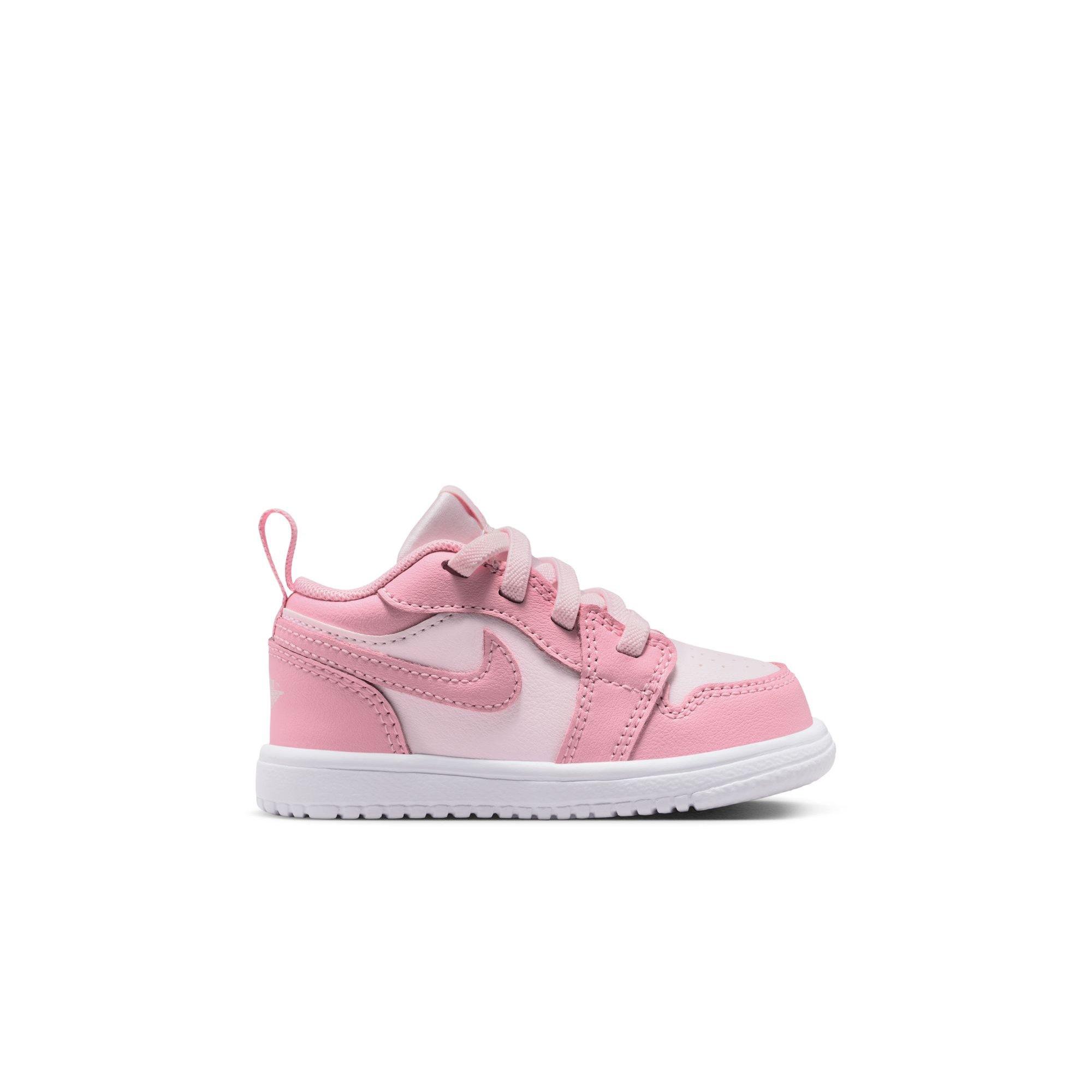 Jordan 1 Low Alt Toddler Girls' "Med Soft Pink/Pearl Pink/White" Shoe