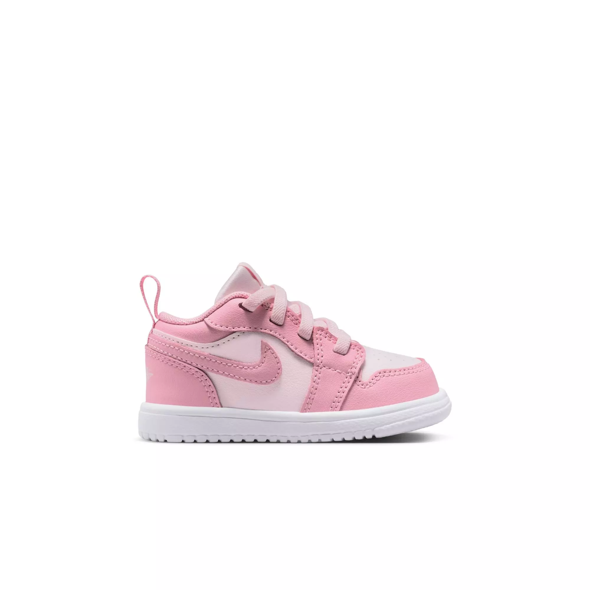 Jordan 1 Low Alt "Med Soft Pink/Pearl Pink/White" Toddler Girls' Shoe - PINK/WHITE