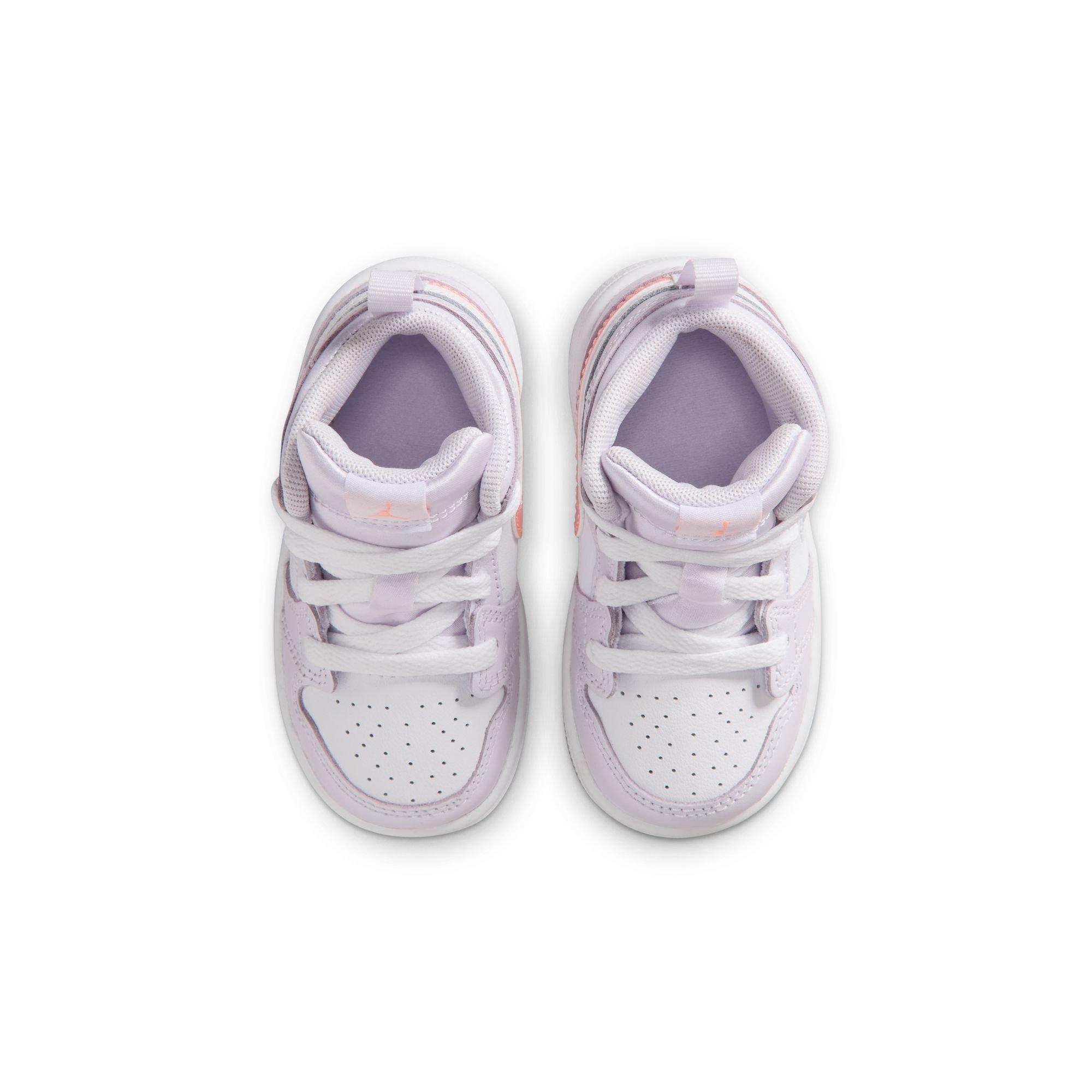 Jordan 1 Mid SE Toddler Girls' "Barely Grape/Atomic Pink/White" Shoe