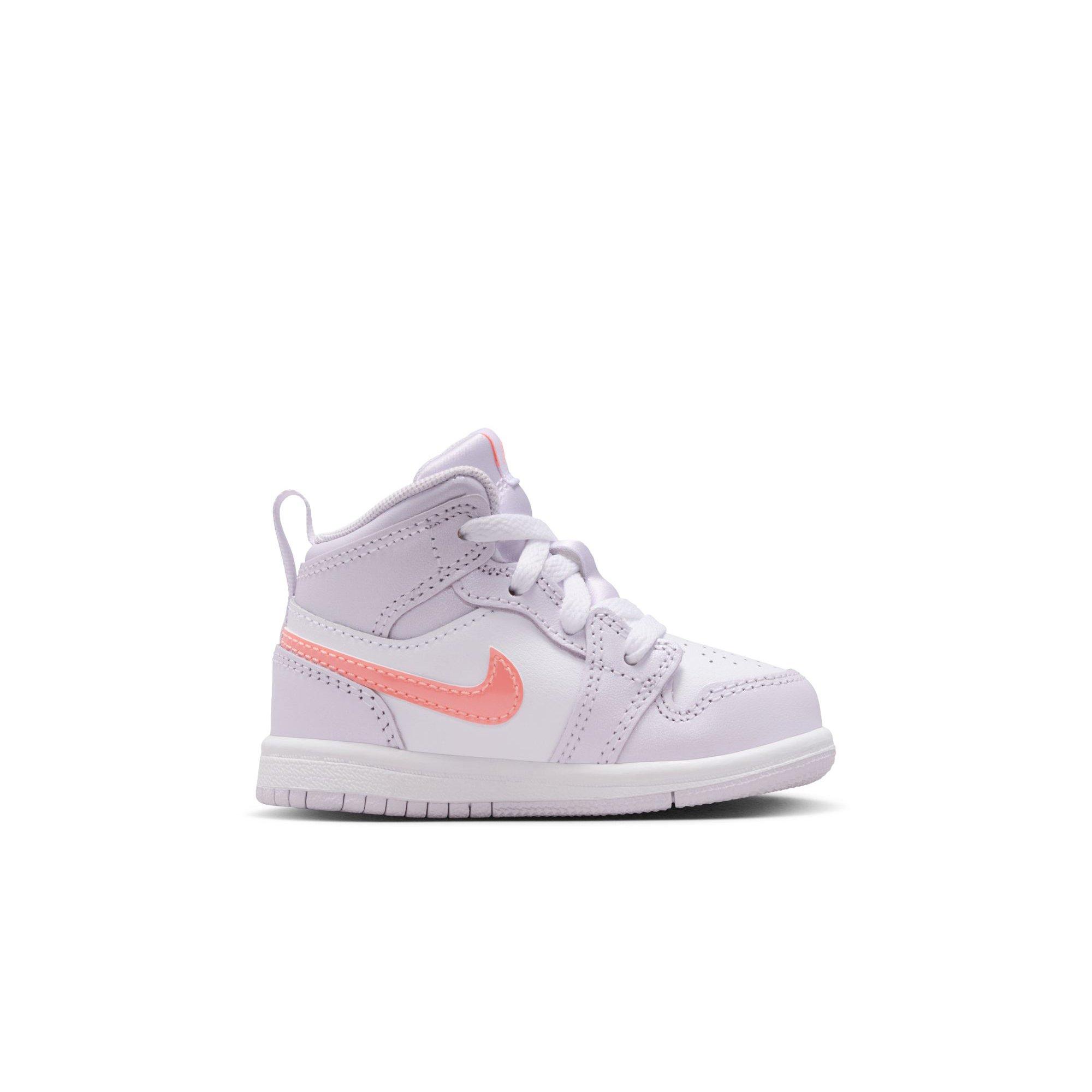 Jordan 1 Mid SE Toddler Girls' "Barely Grape/Atomic Pink/White" Shoe