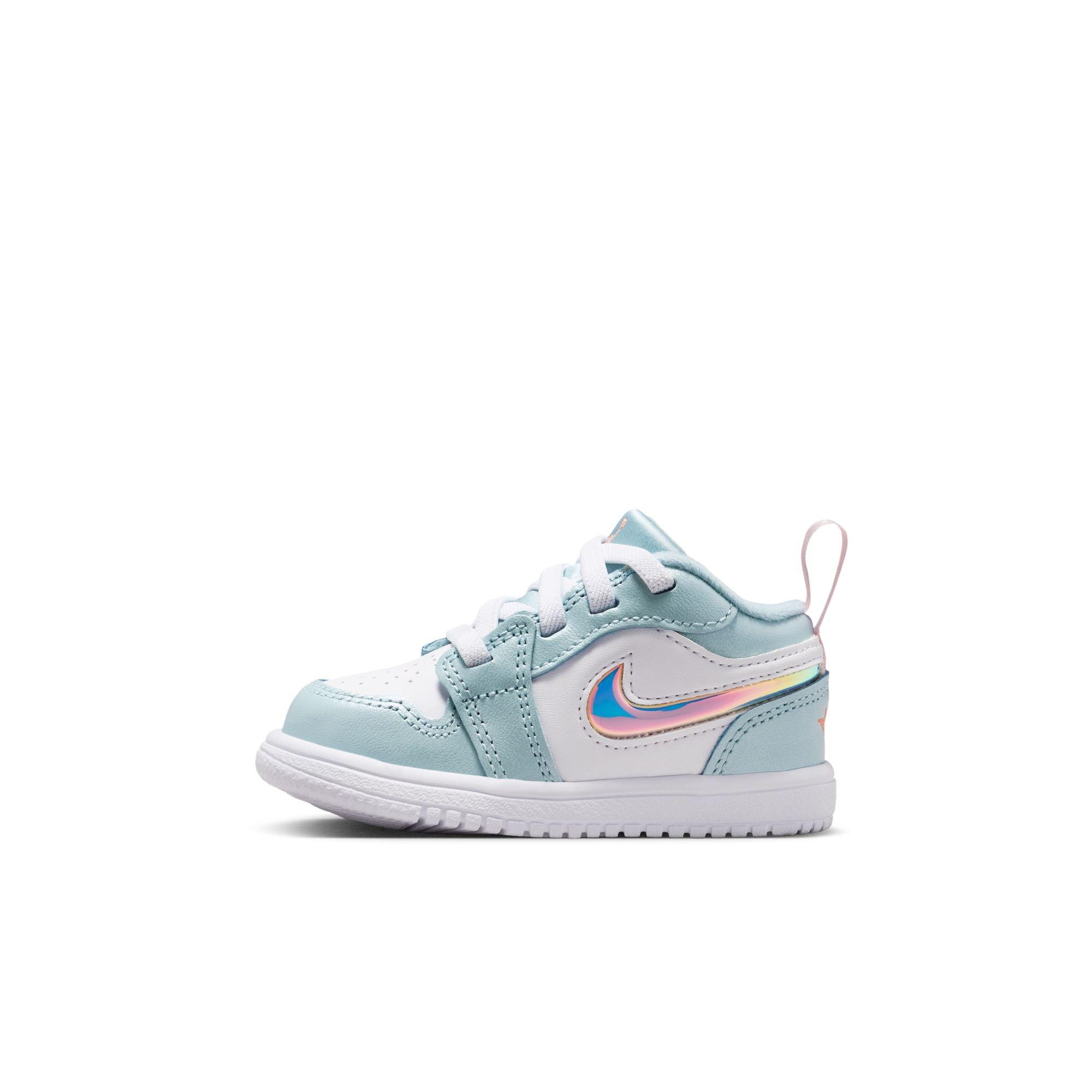 Jordan 1 Low Alt SE  Toddler Girls' "Ocean Bliss/Atomic Pink/White" Shoe