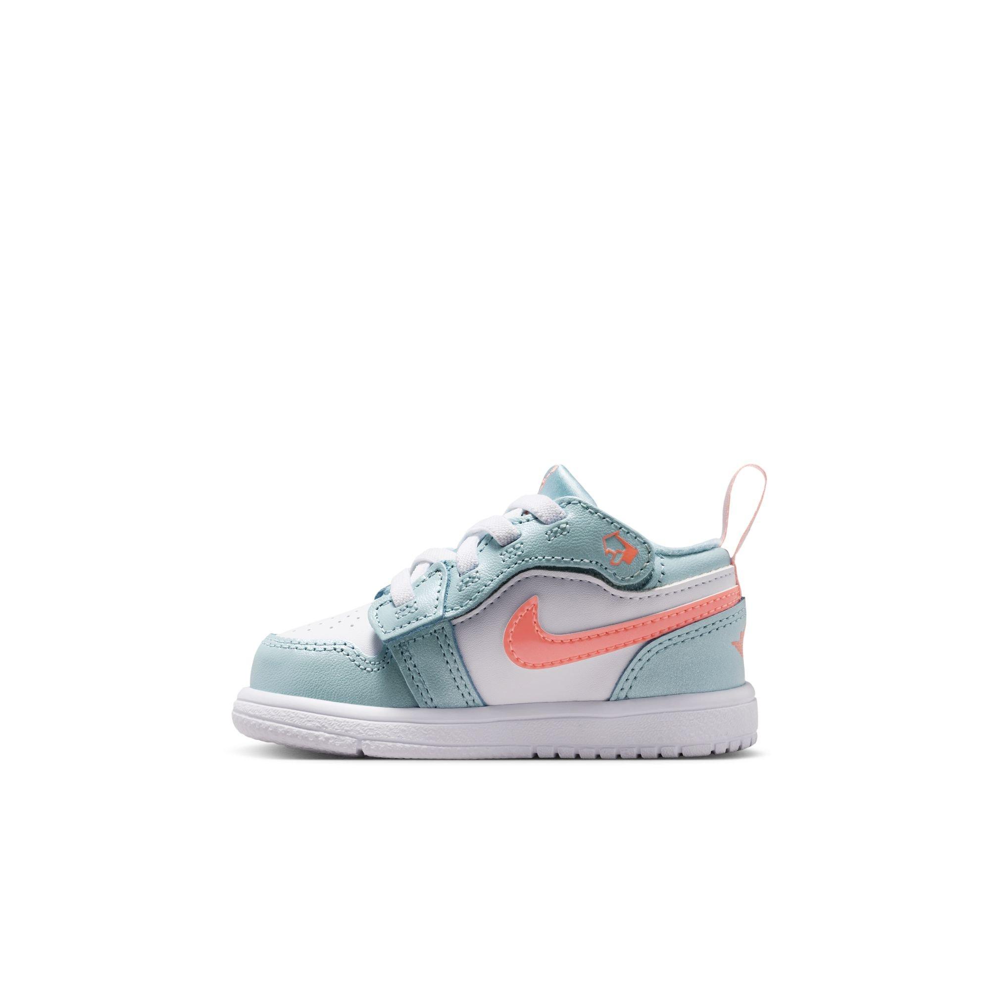 Jordan 1 Low Alt SE  Toddler Girls' "Ocean Bliss/Atomic Pink/White" Shoe