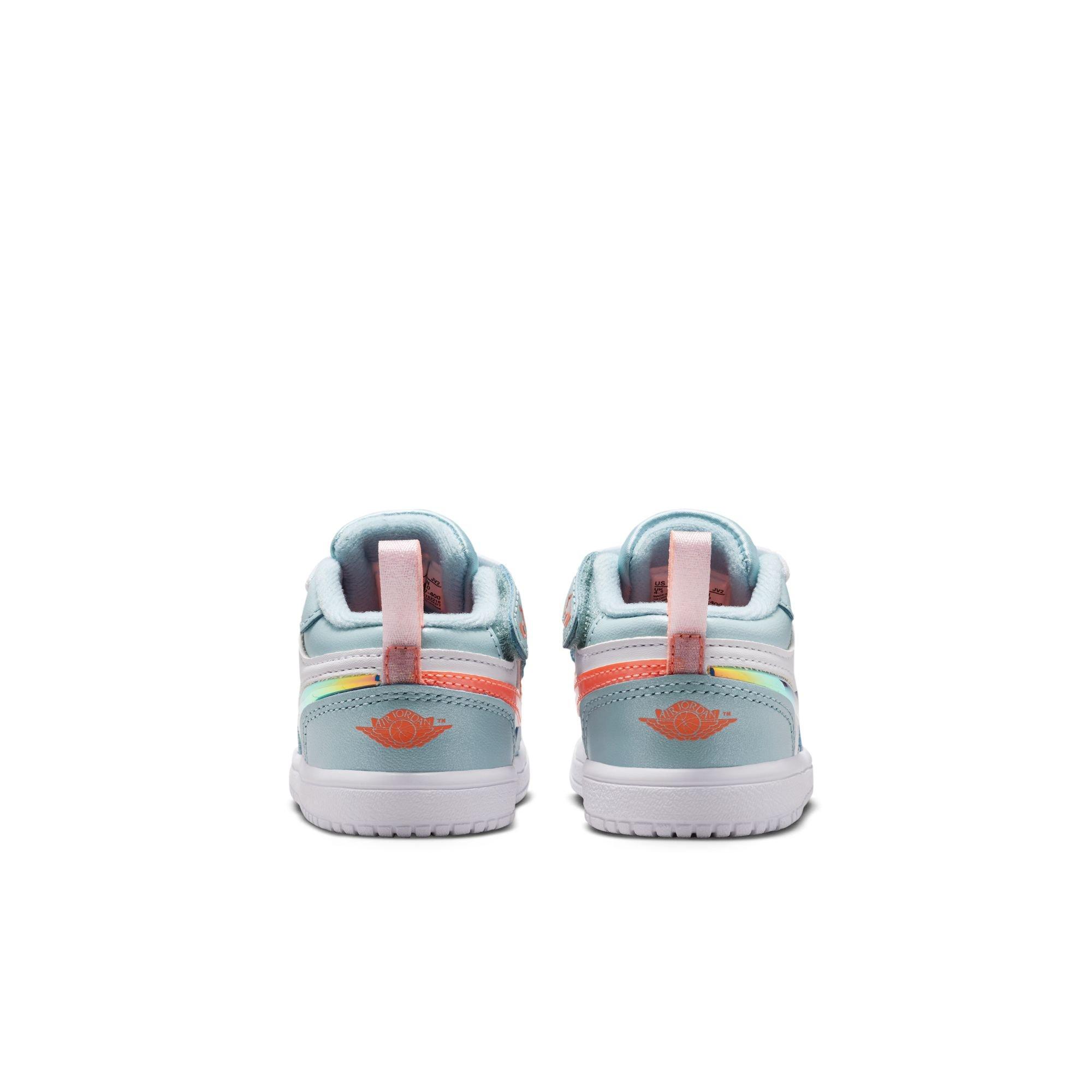 Jordan 1 Low Alt SE  Toddler Girls' "Ocean Bliss/Atomic Pink/White" Shoe