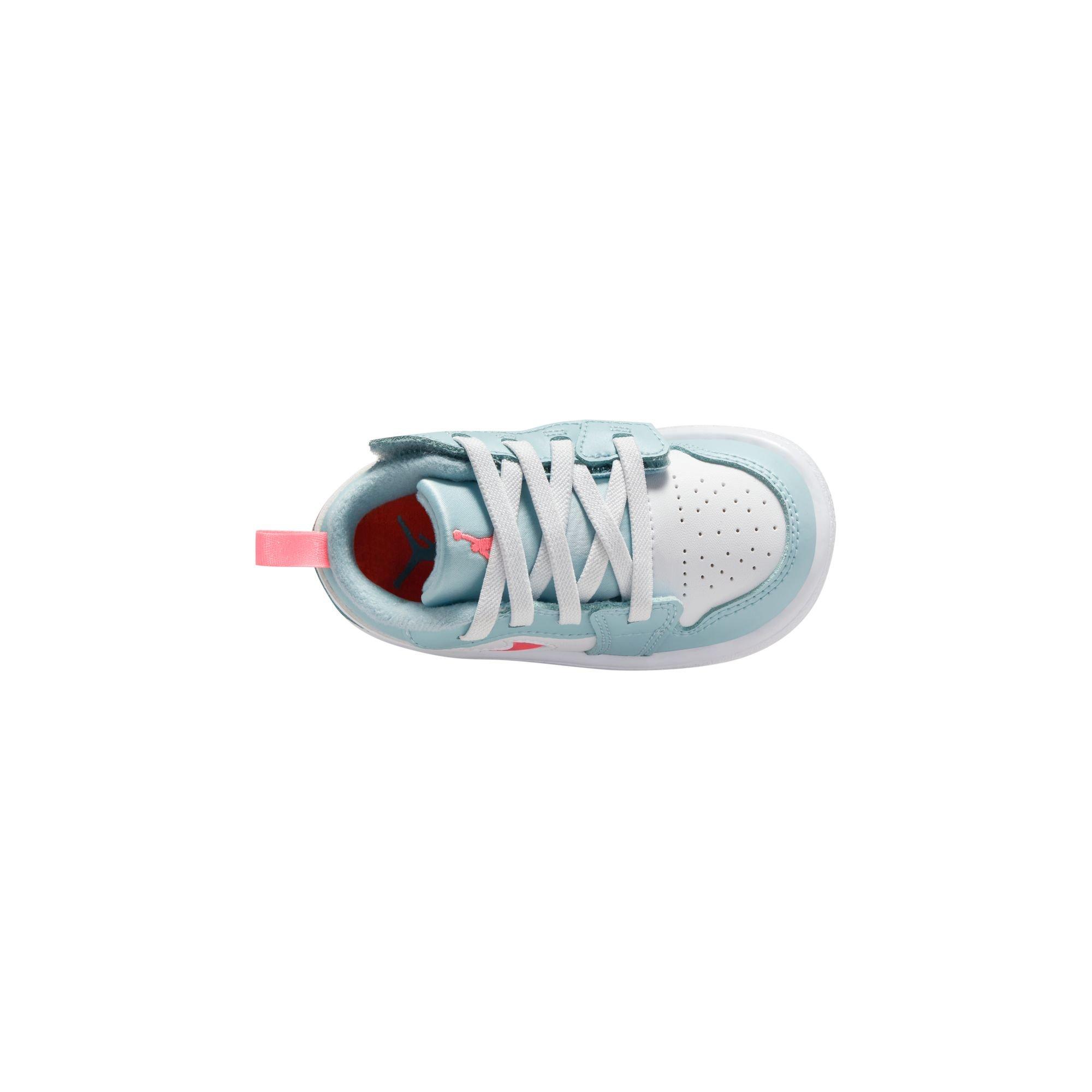 Jordan 1 Low Alt SE  Toddler Girls' "Ocean Bliss/Atomic Pink/White" Shoe