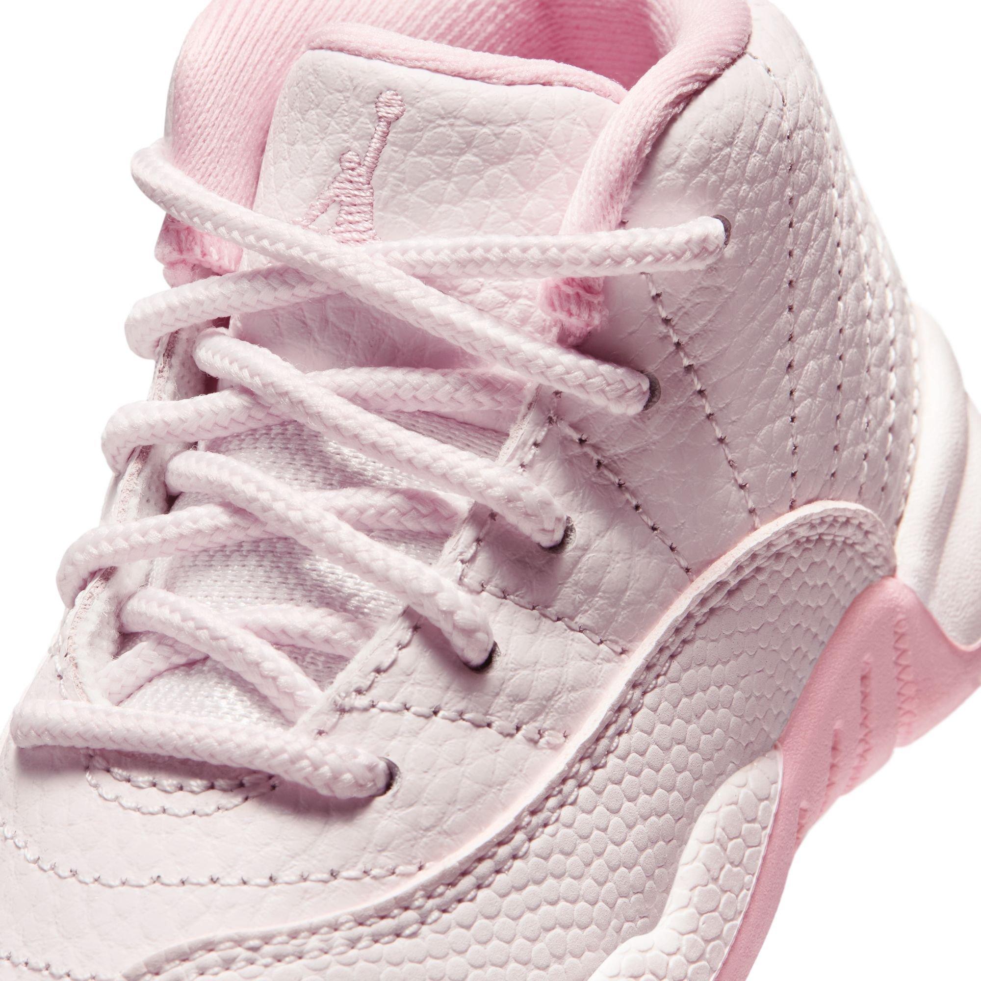 Jordan 12 Retro Toddler Girl's “Pearl Pink" Shoe