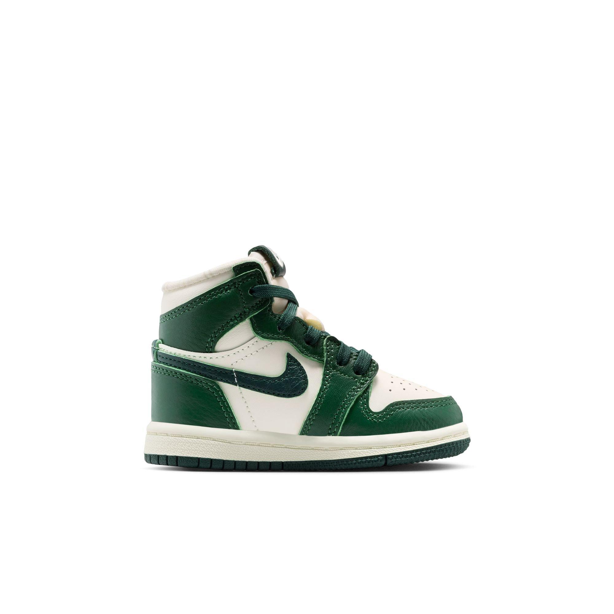 Jordan 1 Retro High OG Toddler Girl's "Pro Green" Shoe