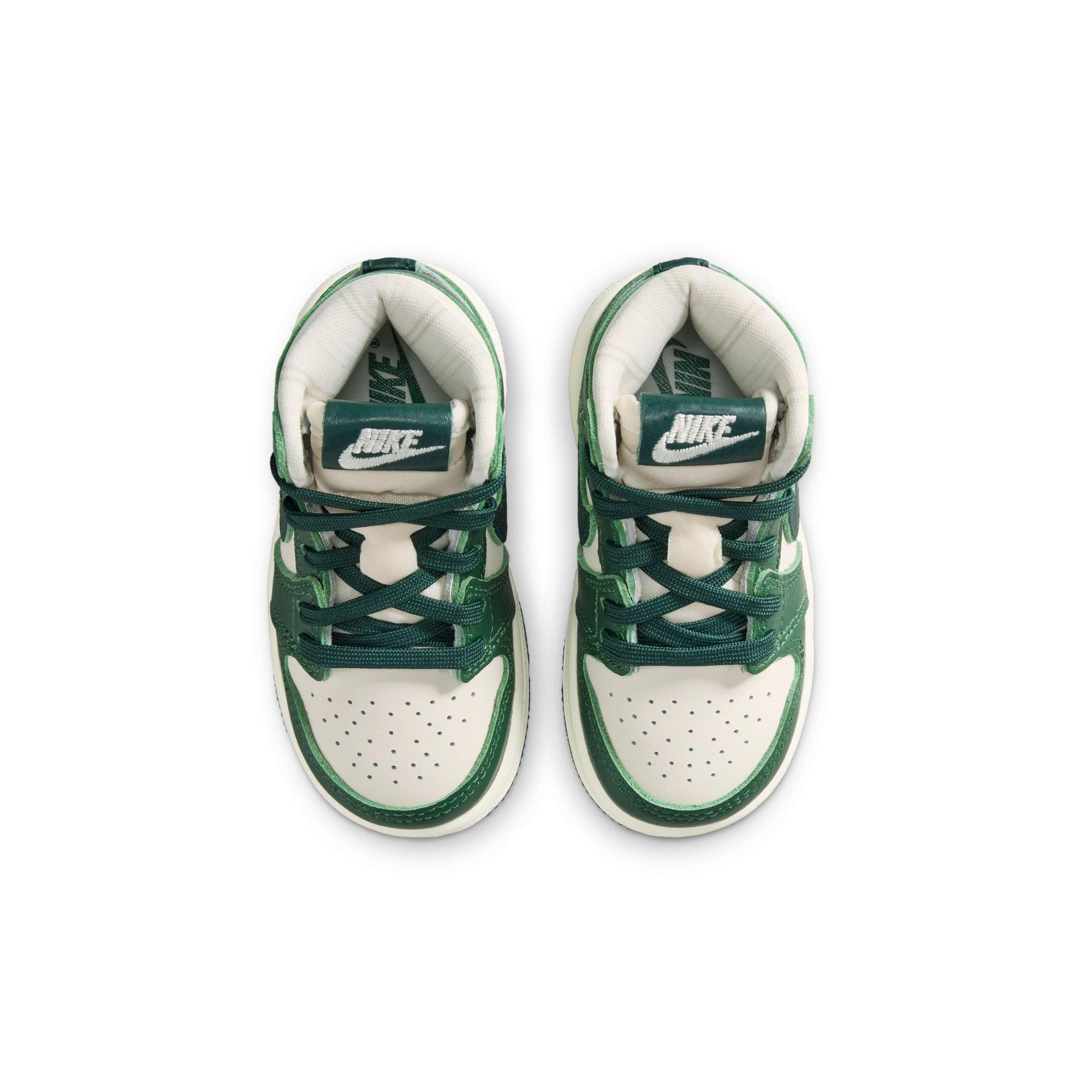 Jordan 1 Retro High OG Toddler Girl's "Pro Green" Shoe