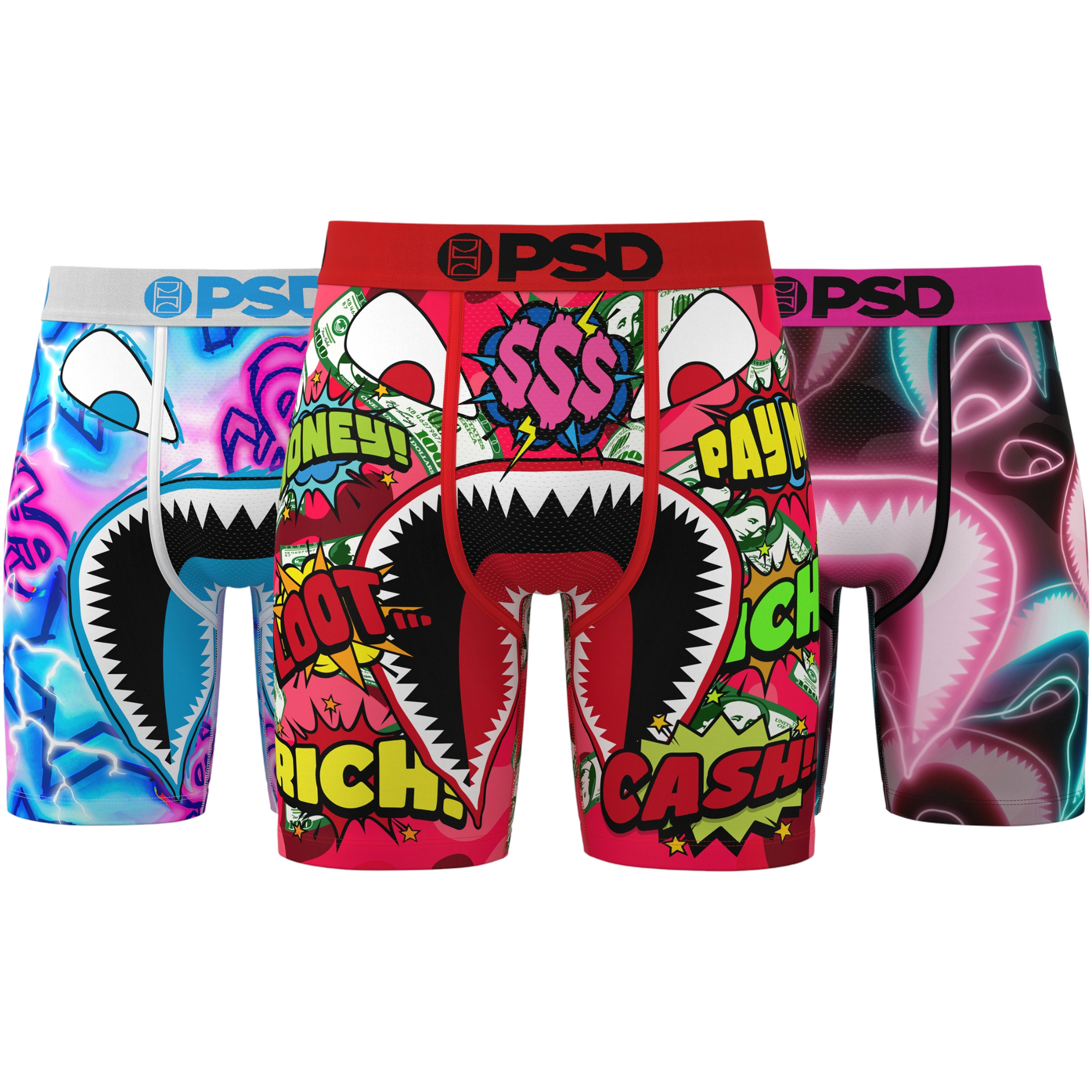 PSD Men's Warface Storm Underwear-3PK - MULTI-COLOR Thumbnail View 1