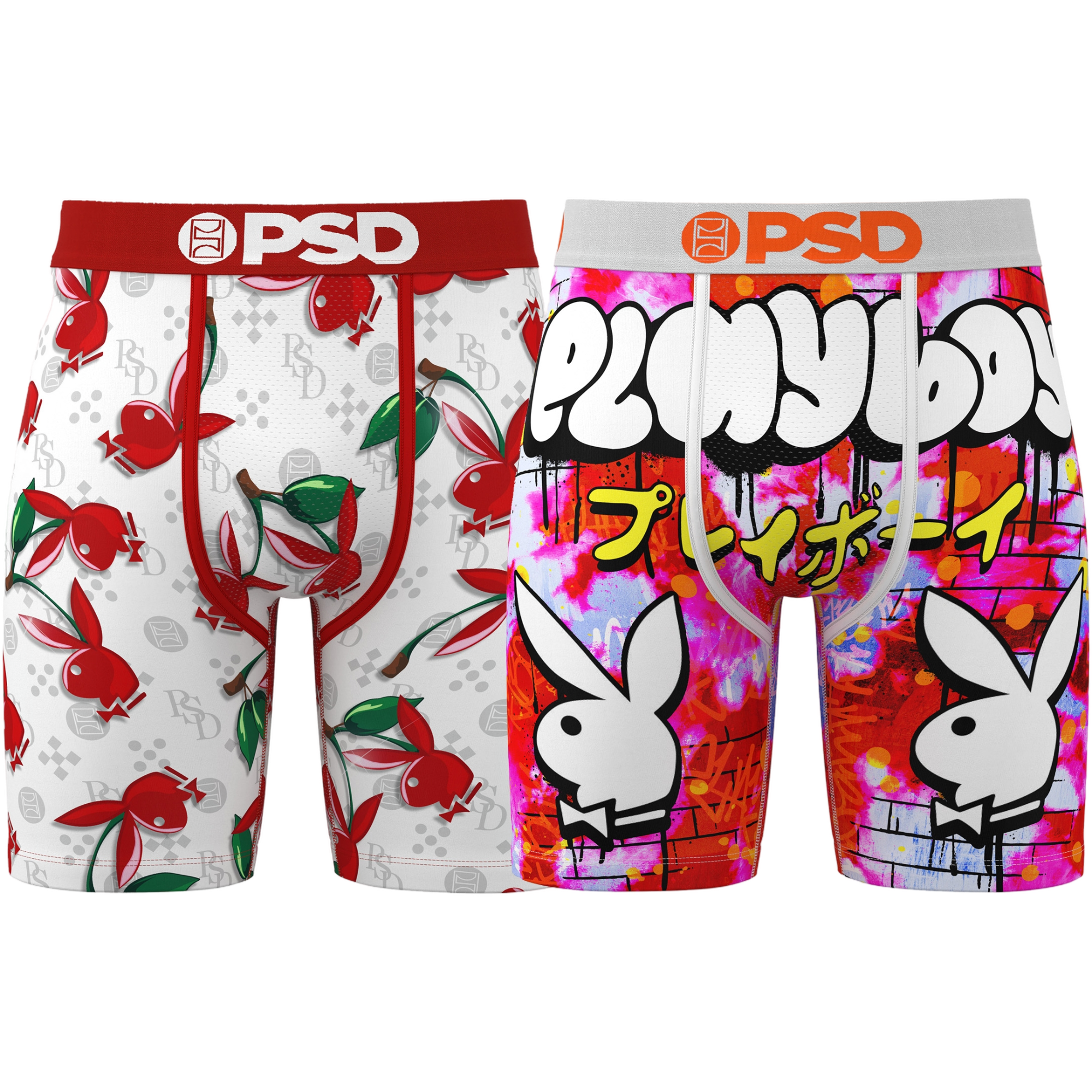 PSD Men's Playboy Hustle Underwear-2PK - MULTI-COLOR Thumbnail View 1