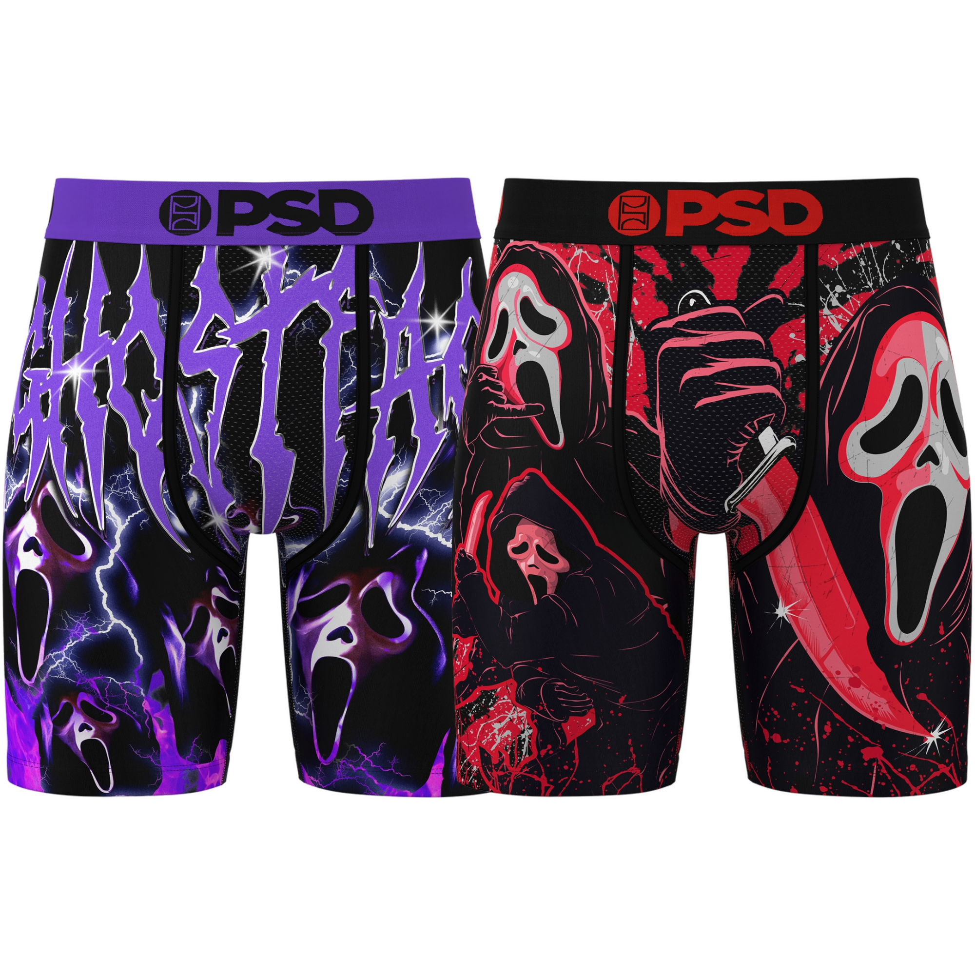 PSD Men's Ghostface Slasher Underwear-2PK - MULTI-COLOR Thumbnail View 1