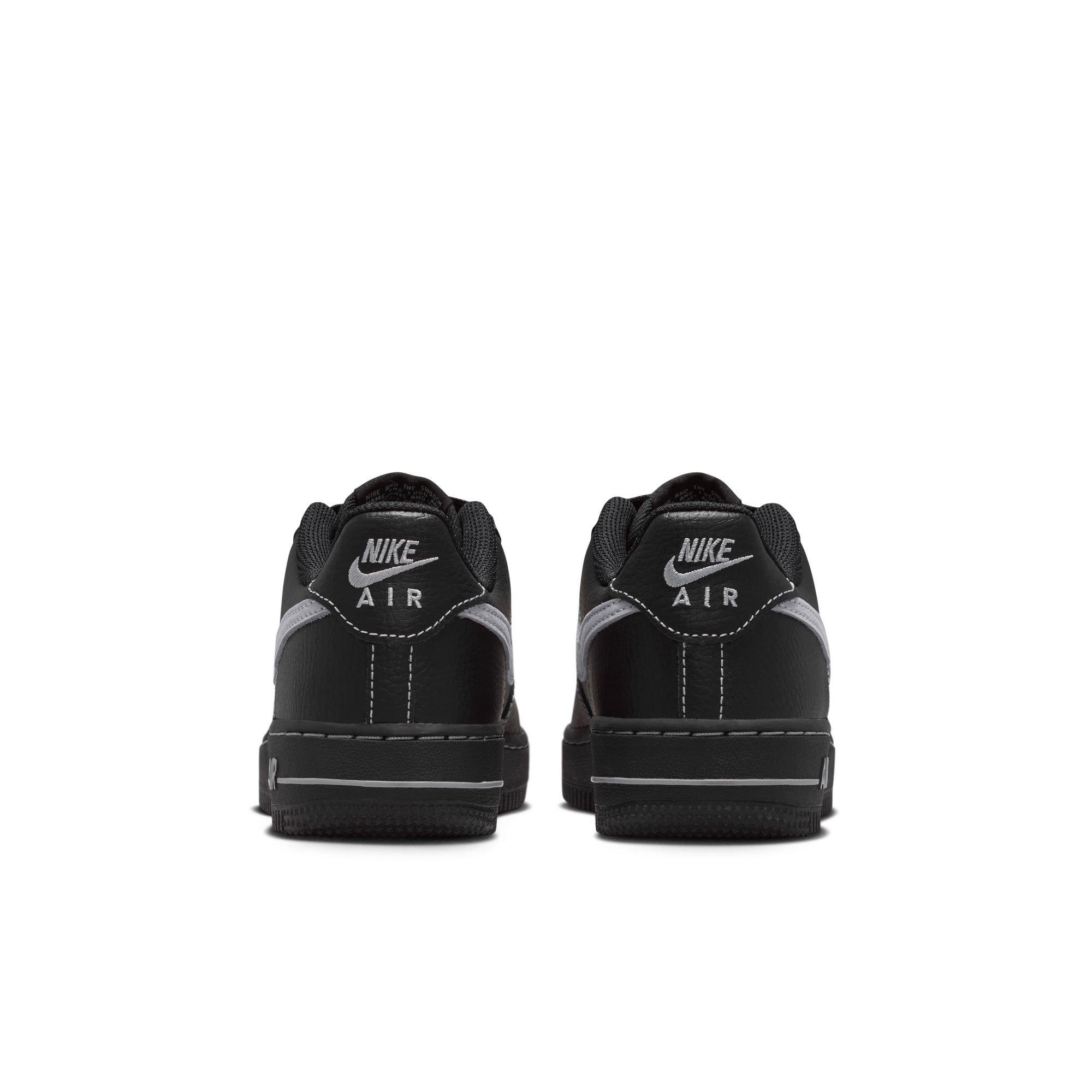 Nike Air Force 1 LV8 Grade School Boys' "Black/Wolf Grey" Shoe