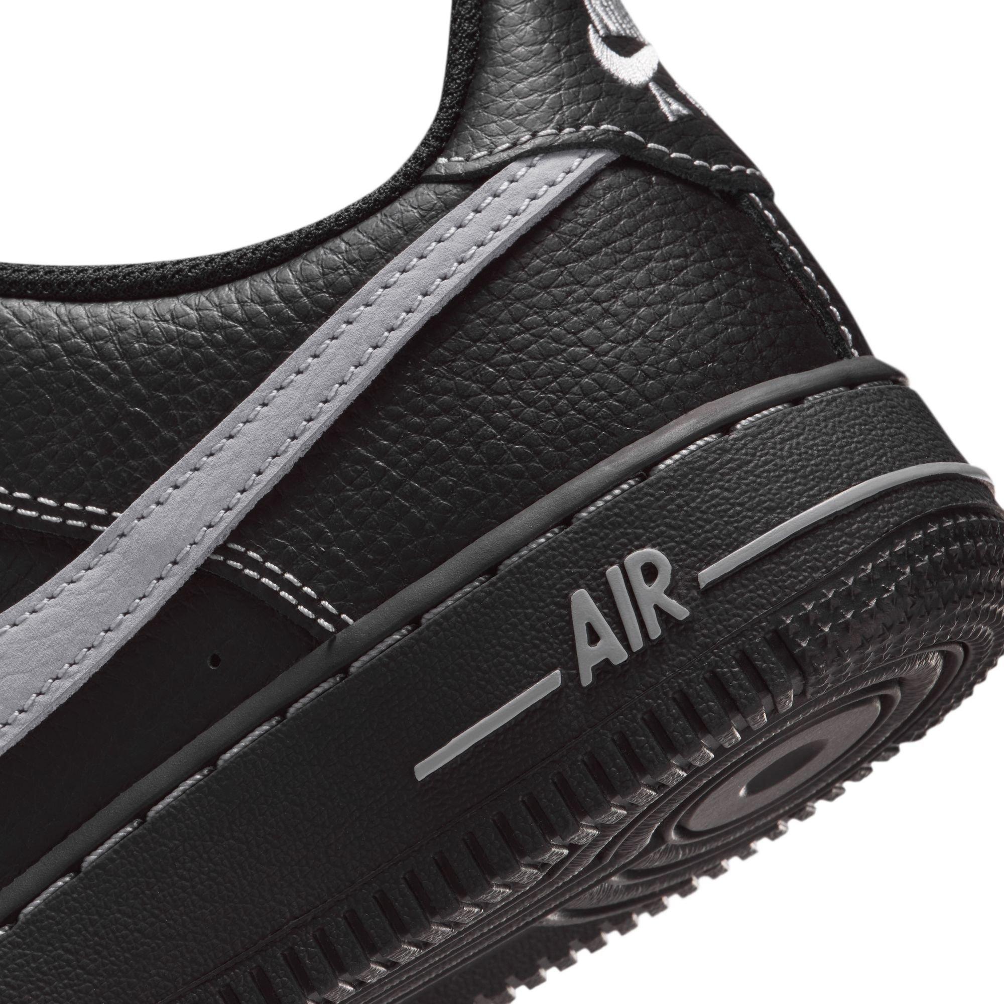 Nike Air Force 1 LV8 Grade School Boys' "Black/Wolf Grey" Shoe