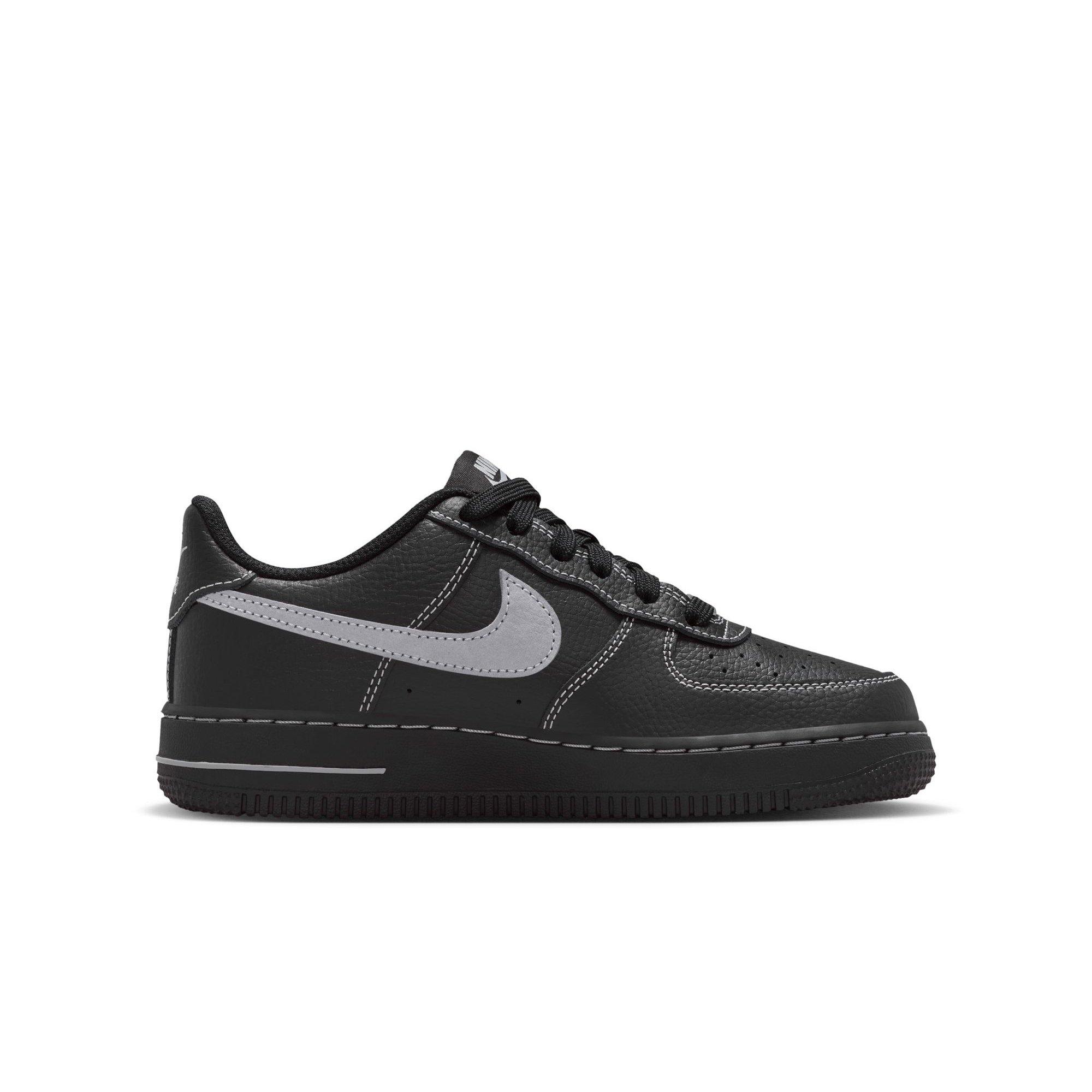 Nike Air Force 1 LV8 Grade School Boys' "Black/Wolf Grey" Shoe