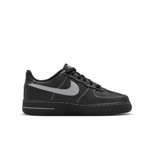 Nike Air Force 1 LV8 "Black/Wolf Grey" Grade School Boys' Shoe