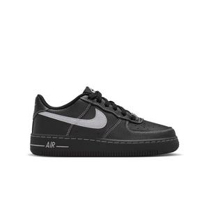 Nike Air Force 1 LV8 "Black/Wolf Grey" Grade School Boys' Shoe