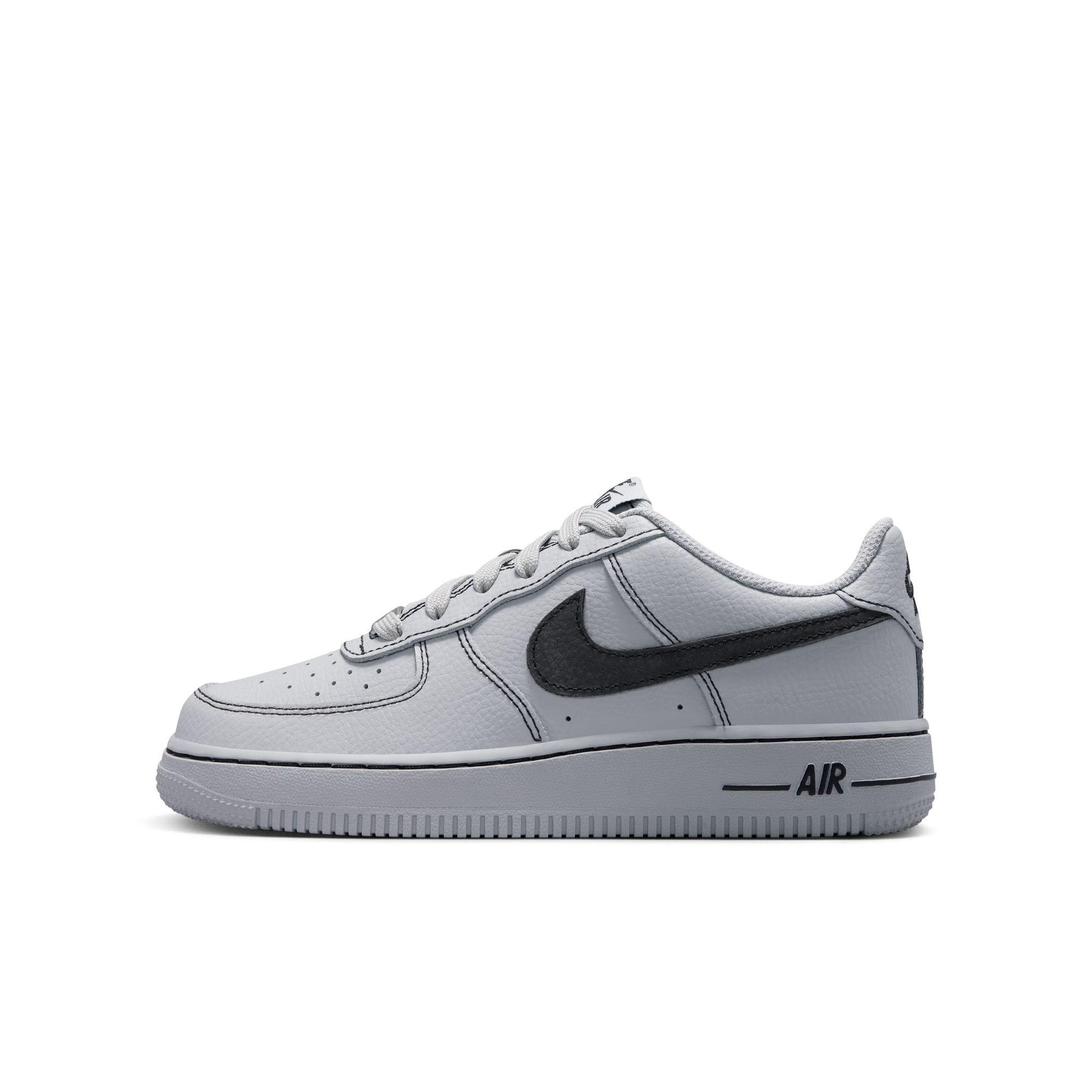 Nike Air Force 1 LV8 Grade School Boys' "Wolf Grey/Black" Shoe