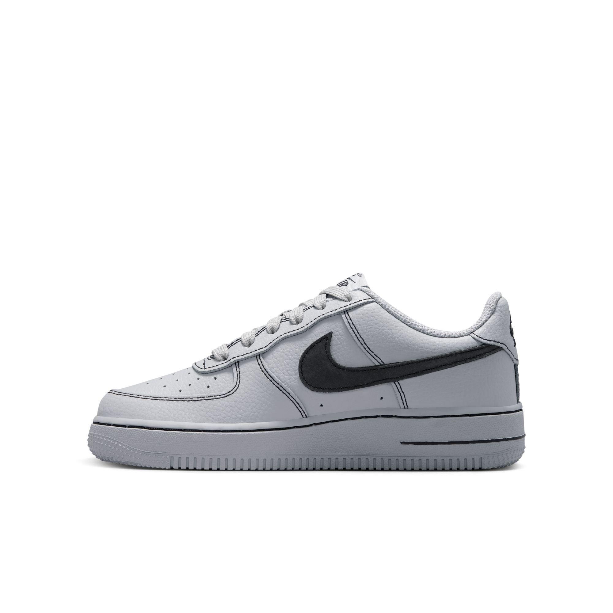 Nike Air Force 1 LV8 Grade School Boys' "Wolf Grey/Black" Shoe
