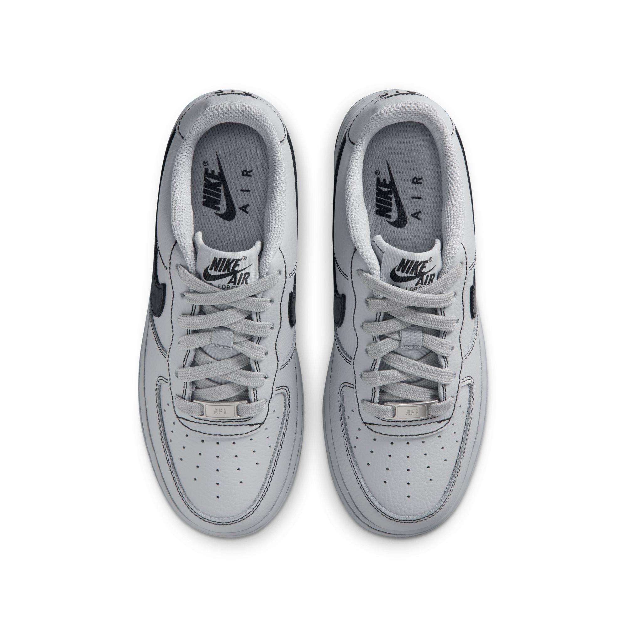 Nike Air Force 1 LV8 Grade School Boys' "Wolf Grey/Black" Shoe