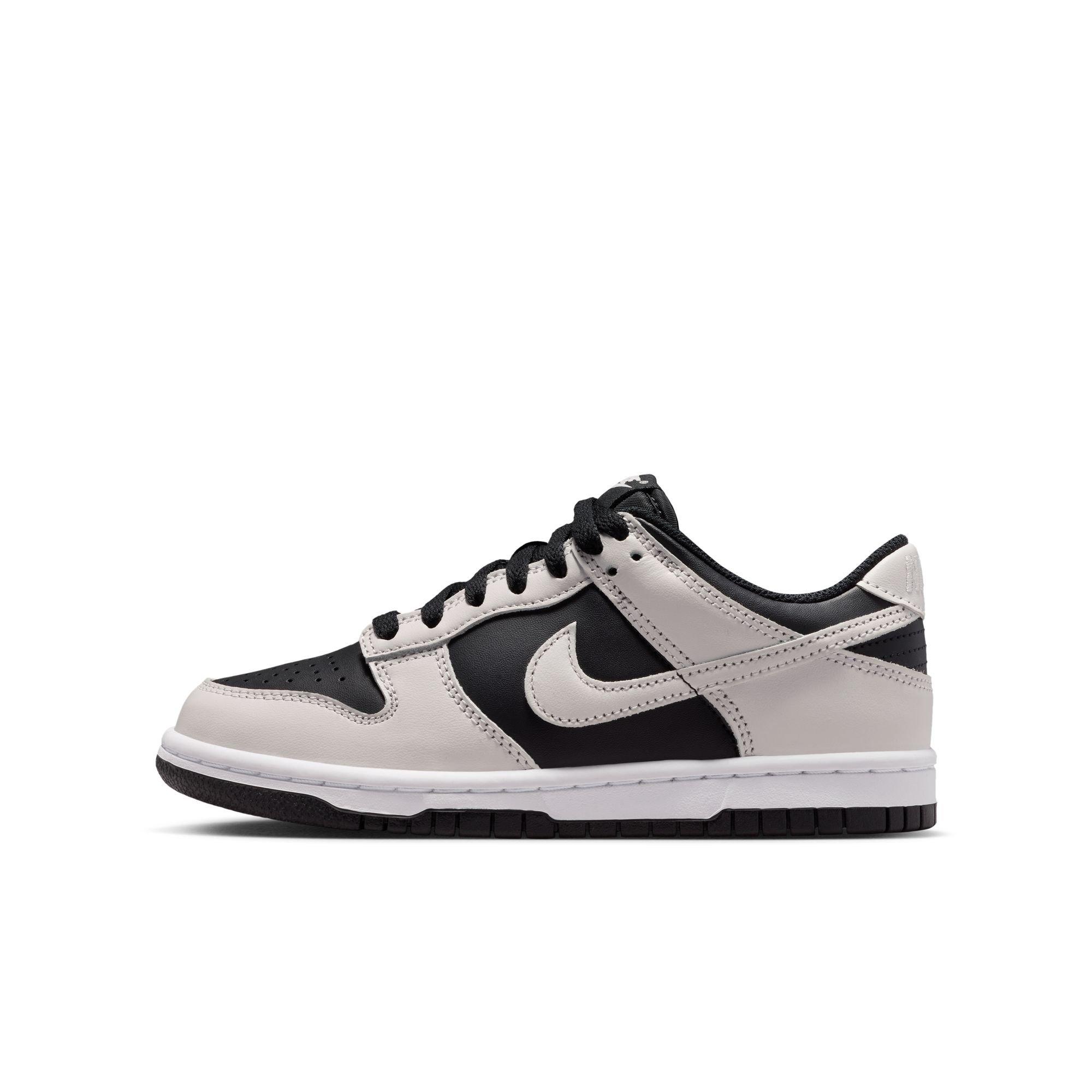 Nike Dunk Low Grade School Boys' "Black/Platinum Tint/White" Shoe