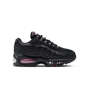 Nike Air Max 95 "Black/Smoke Grey/University Red/White" Grade School Boys' Shoe