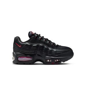 Nike Air Max 95 "Black/Smoke Grey/University Red/White" Grade School Boys' Shoe