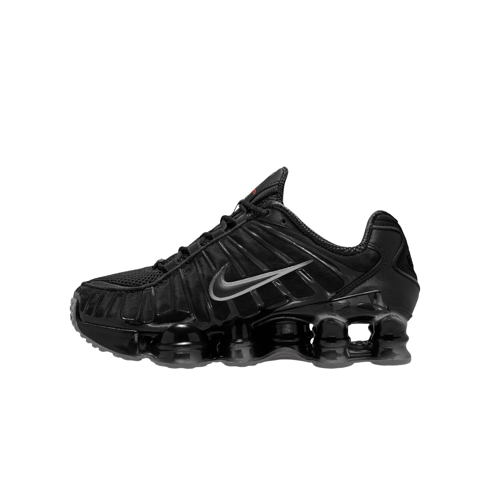 Nike Shox TL Grade School Boys' "Black/Mtlc Hematite/Max Orange" Shoe