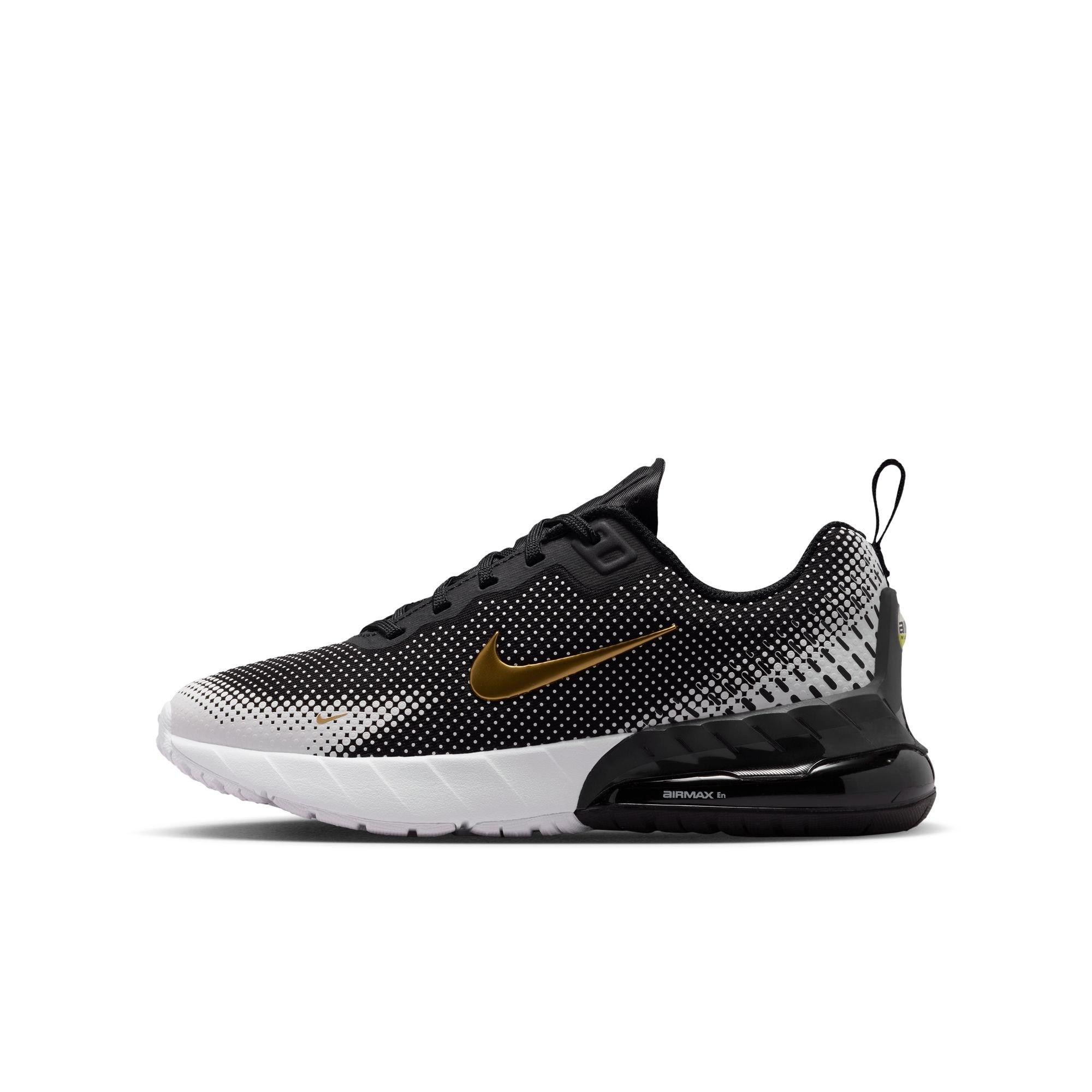 Nike Air Max Phoenix "Black/Metallic Gold/White" Grade School Boys' Shoe