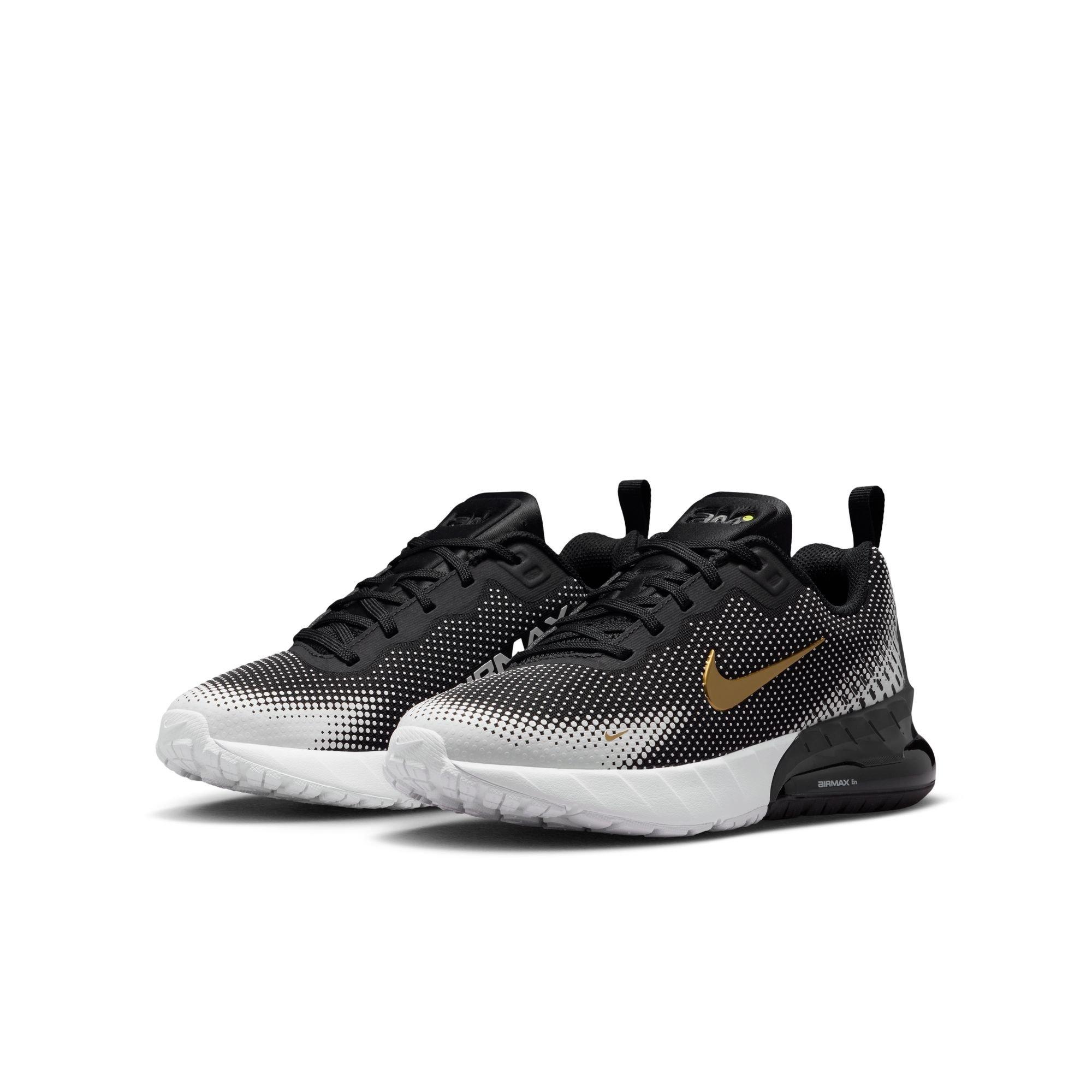 Nike Air Max Phoenix "Black/Metallic Gold/White" Grade School Boys' Shoe