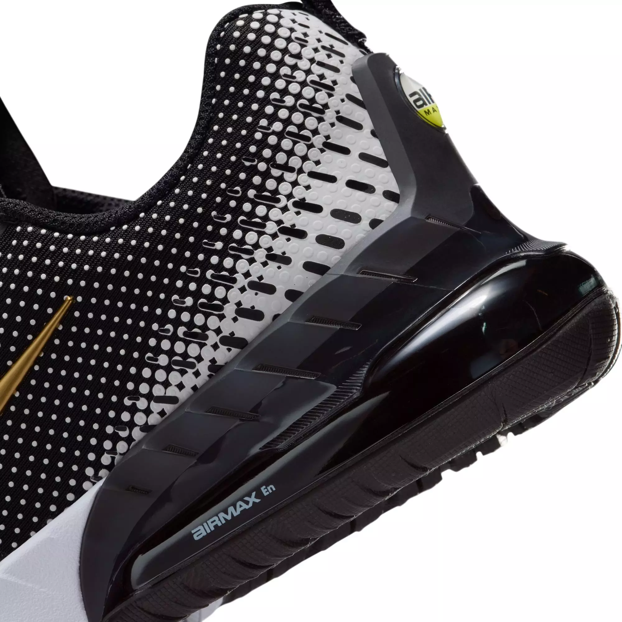 Nike Air Max Phoenix "Black/Metallic Gold/White" Grade School Boys' Shoe - BLACK/GOLD/WHITE