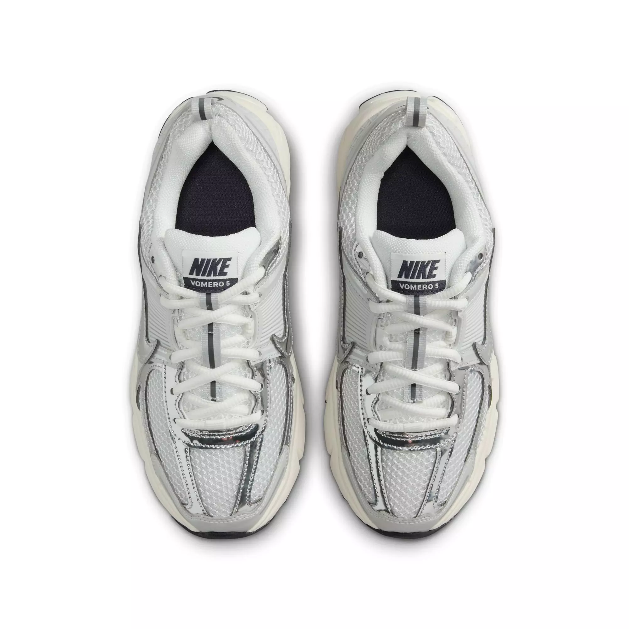 Nike Vomero 5 "Photon Dust/Chrome/Gridiron/Sail" Grade School Boys' Shoe - GREY/WHITE