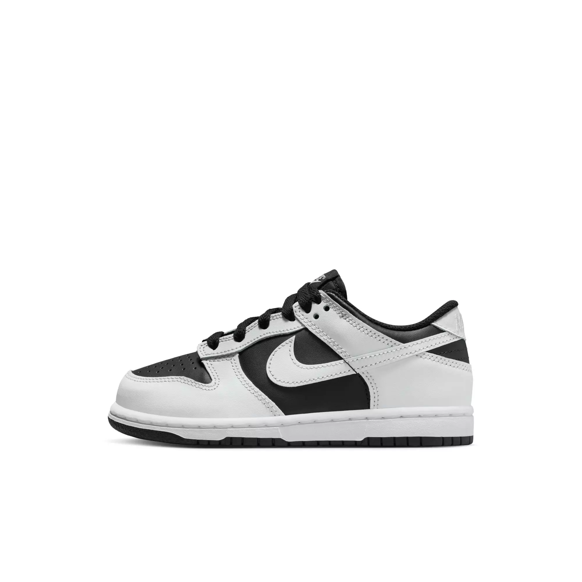 Nike Dunk Low "Black/Platinum Tint/White" Preschool Boys' Shoe - BLACK/GREY