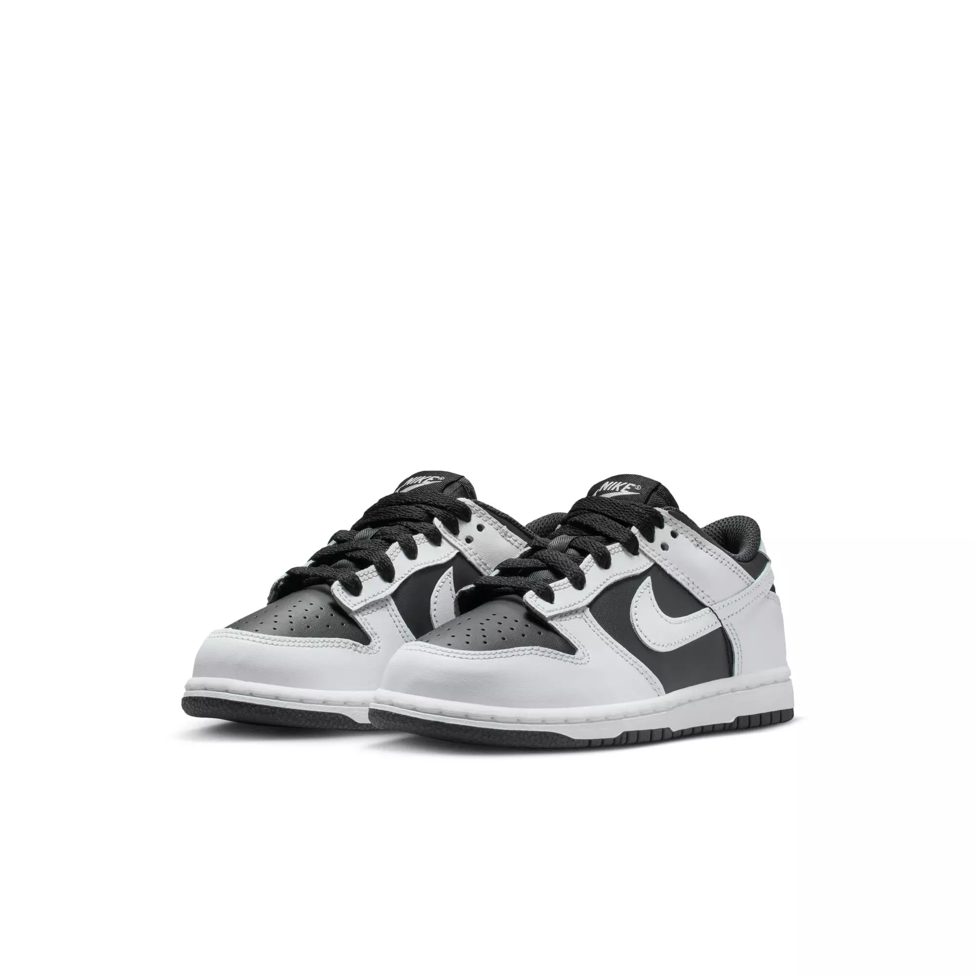 Nike Dunk Low "Black/Platinum Tint/White" Preschool Boys' Shoe - BLACK/GREY