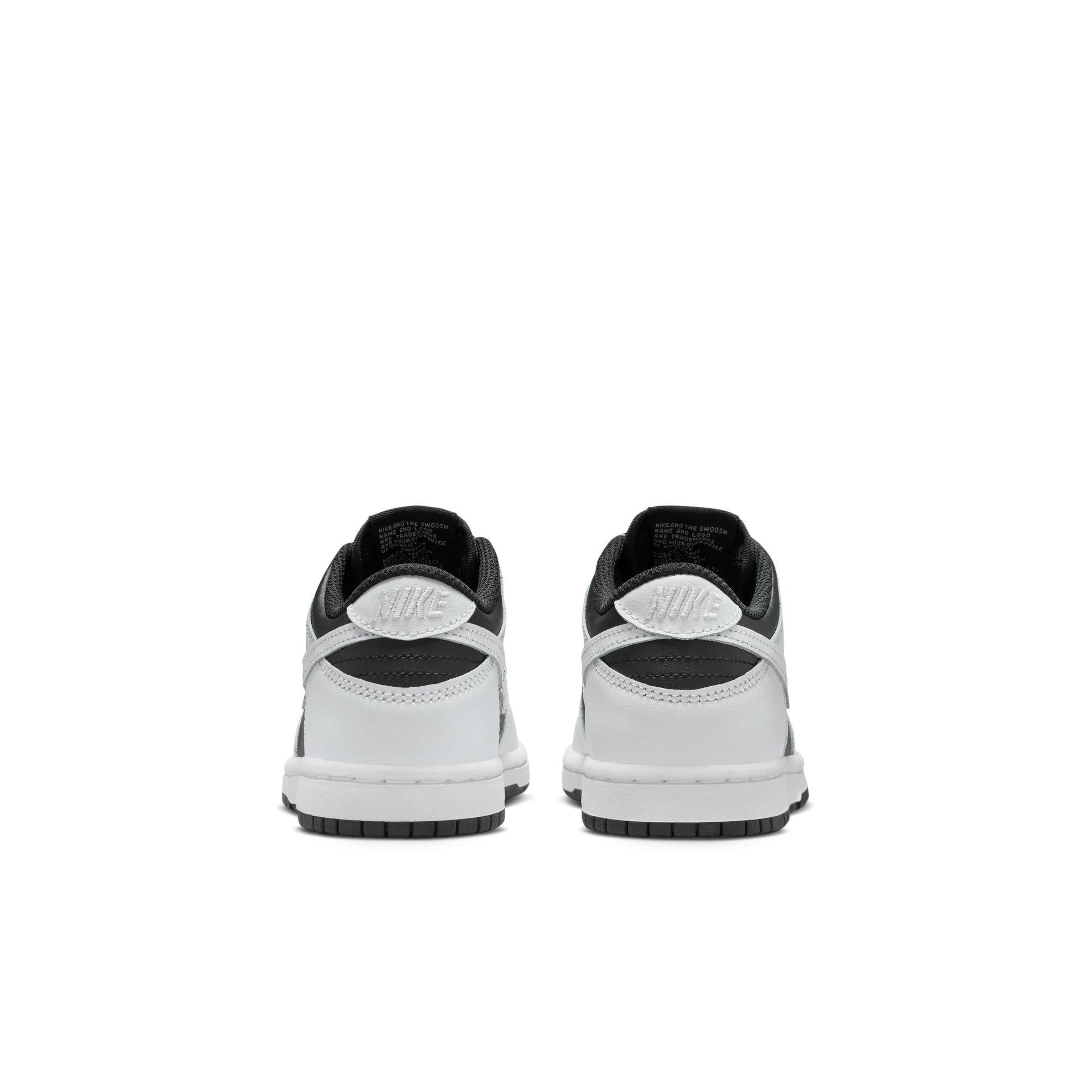 Nike Dunk Low Preschool Boys' "Black/Platinum Tint/White" Shoe